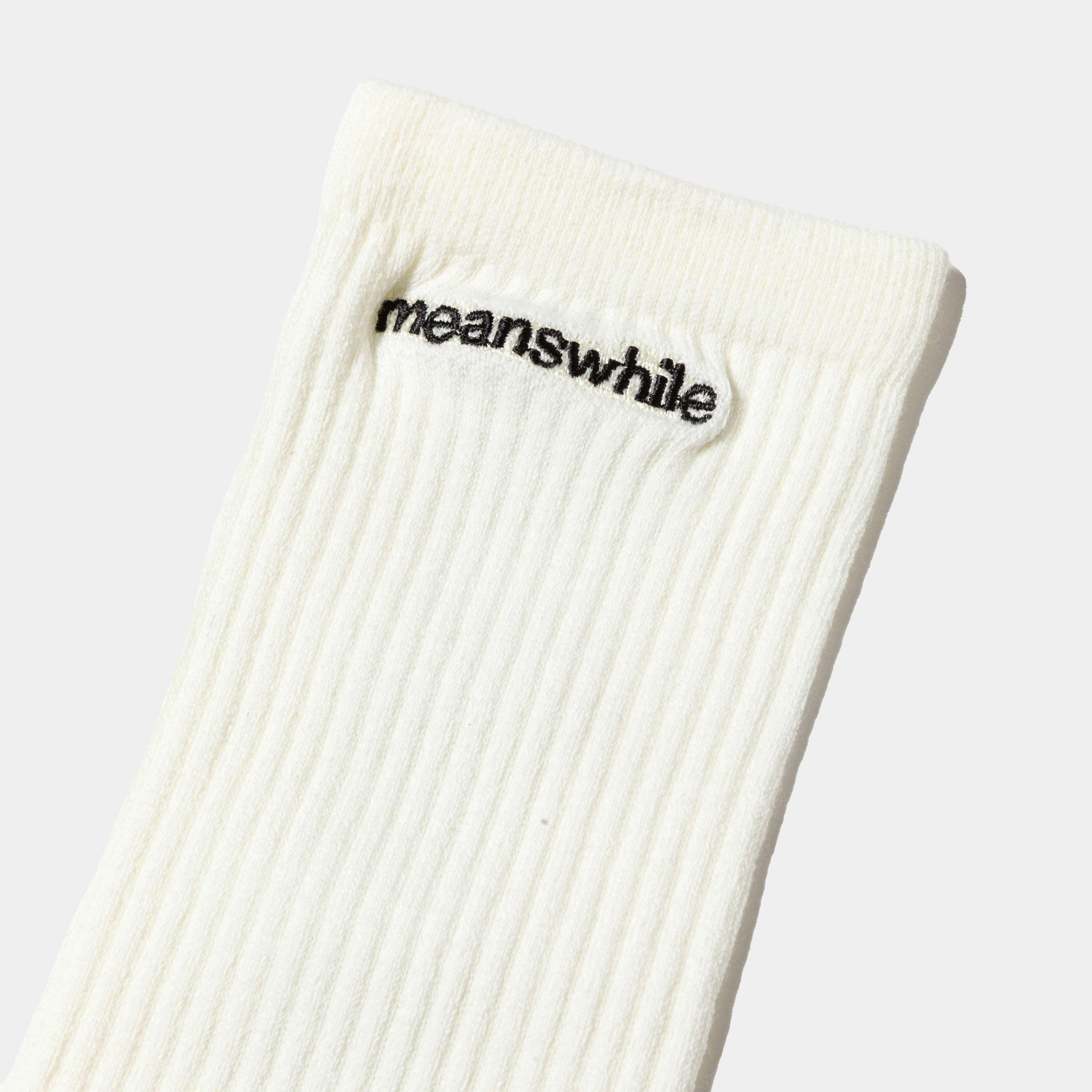 “Tabi” Tube Socks/Raw White