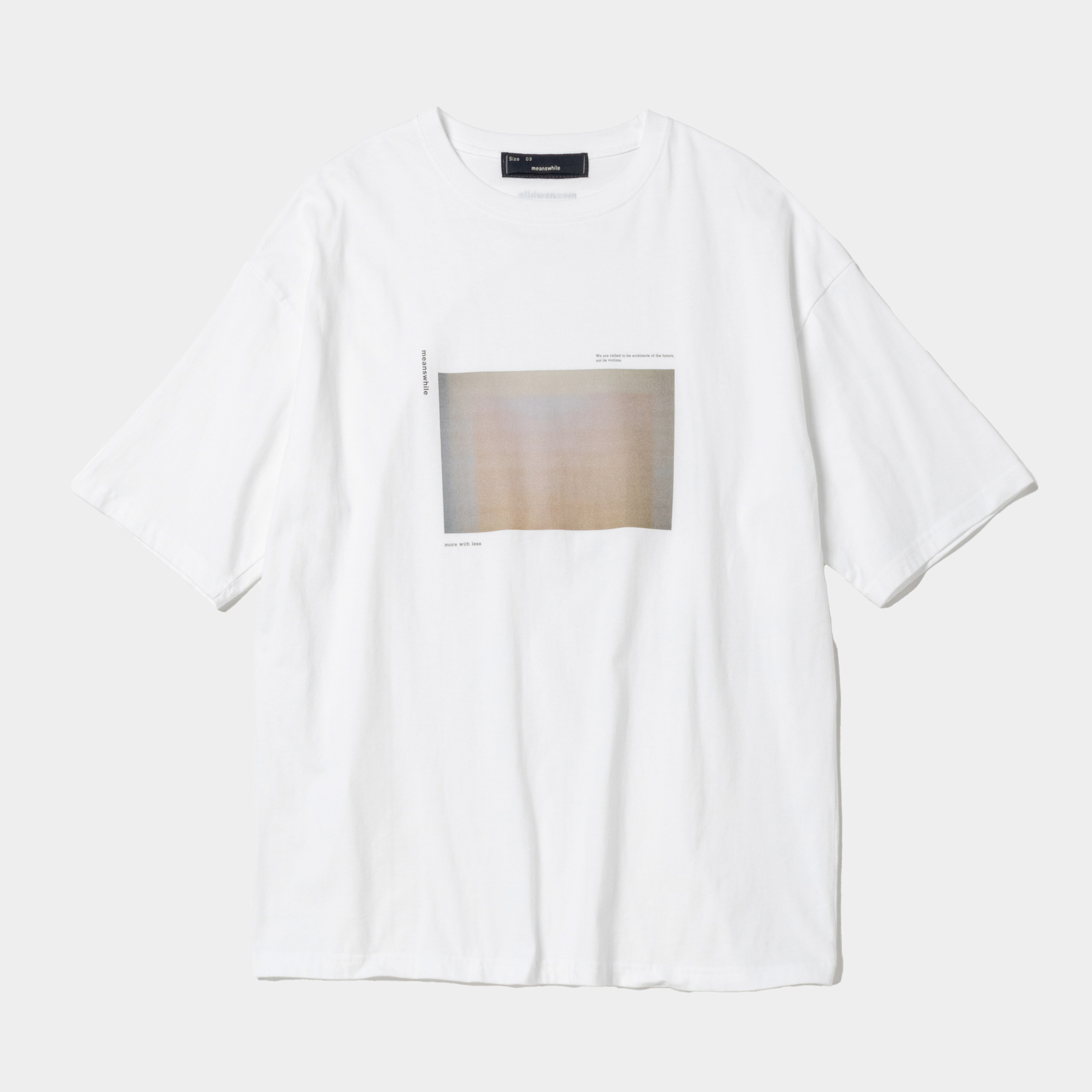 Abstract Photograph Tee/Off White