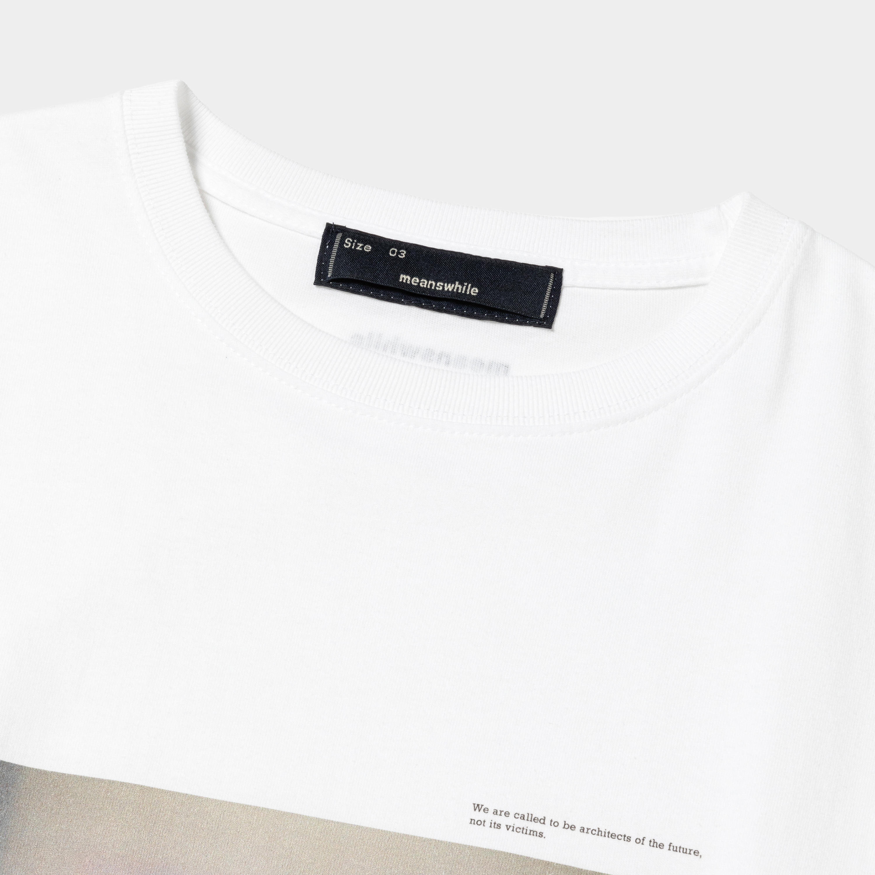 Abstract Photograph Tee/Off White