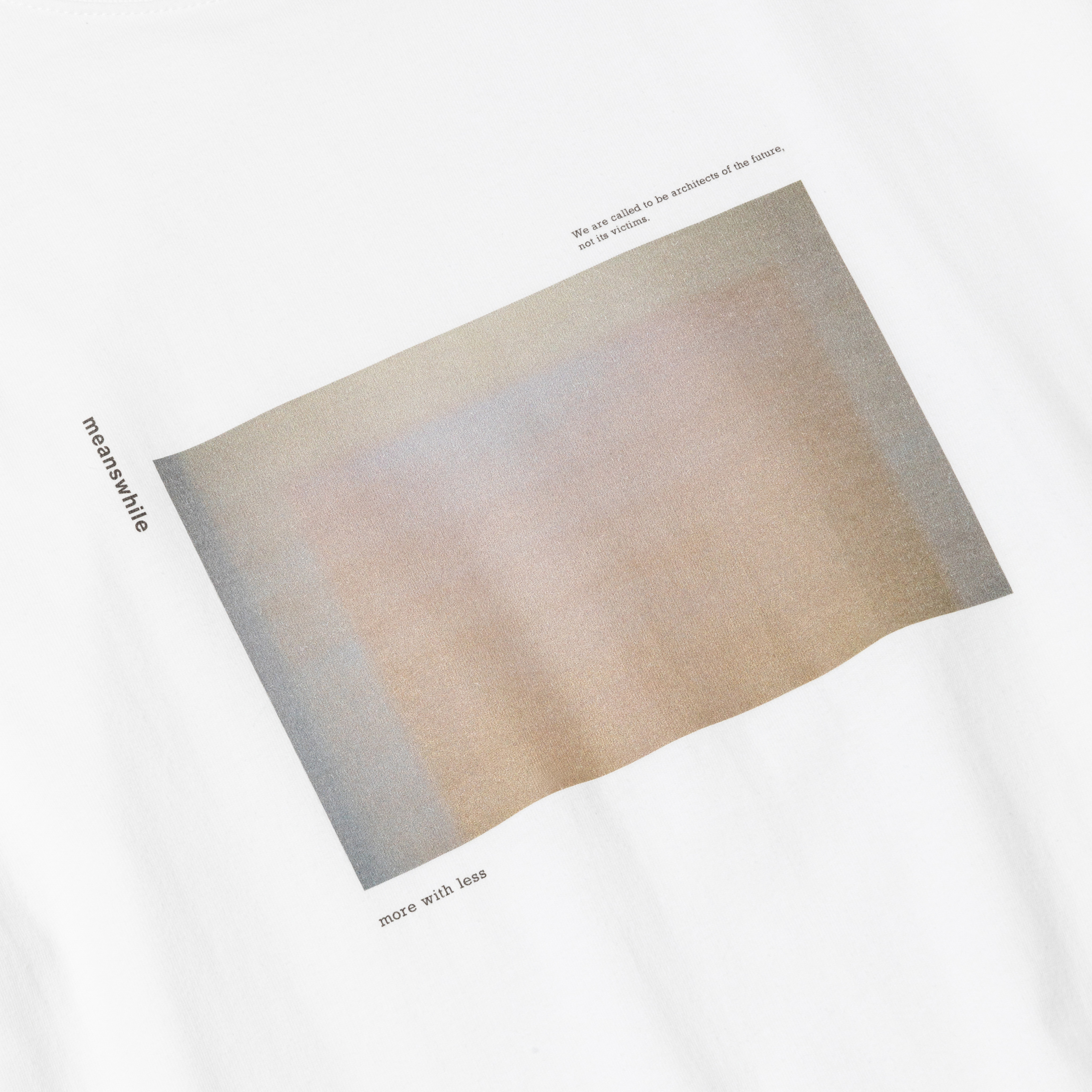 Abstract Photograph Tee/Off White