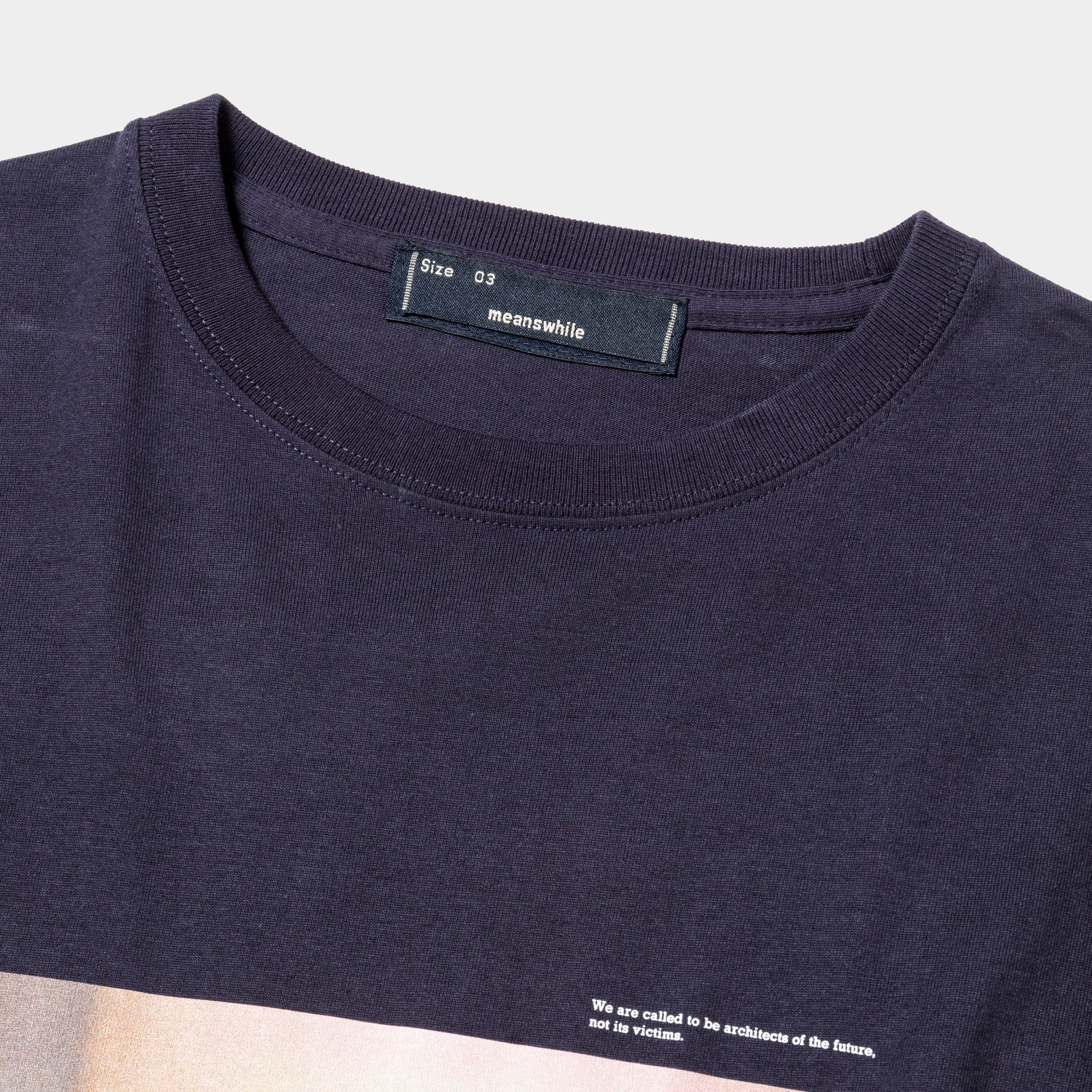 Abstract Photograph Tee/Dark Navy