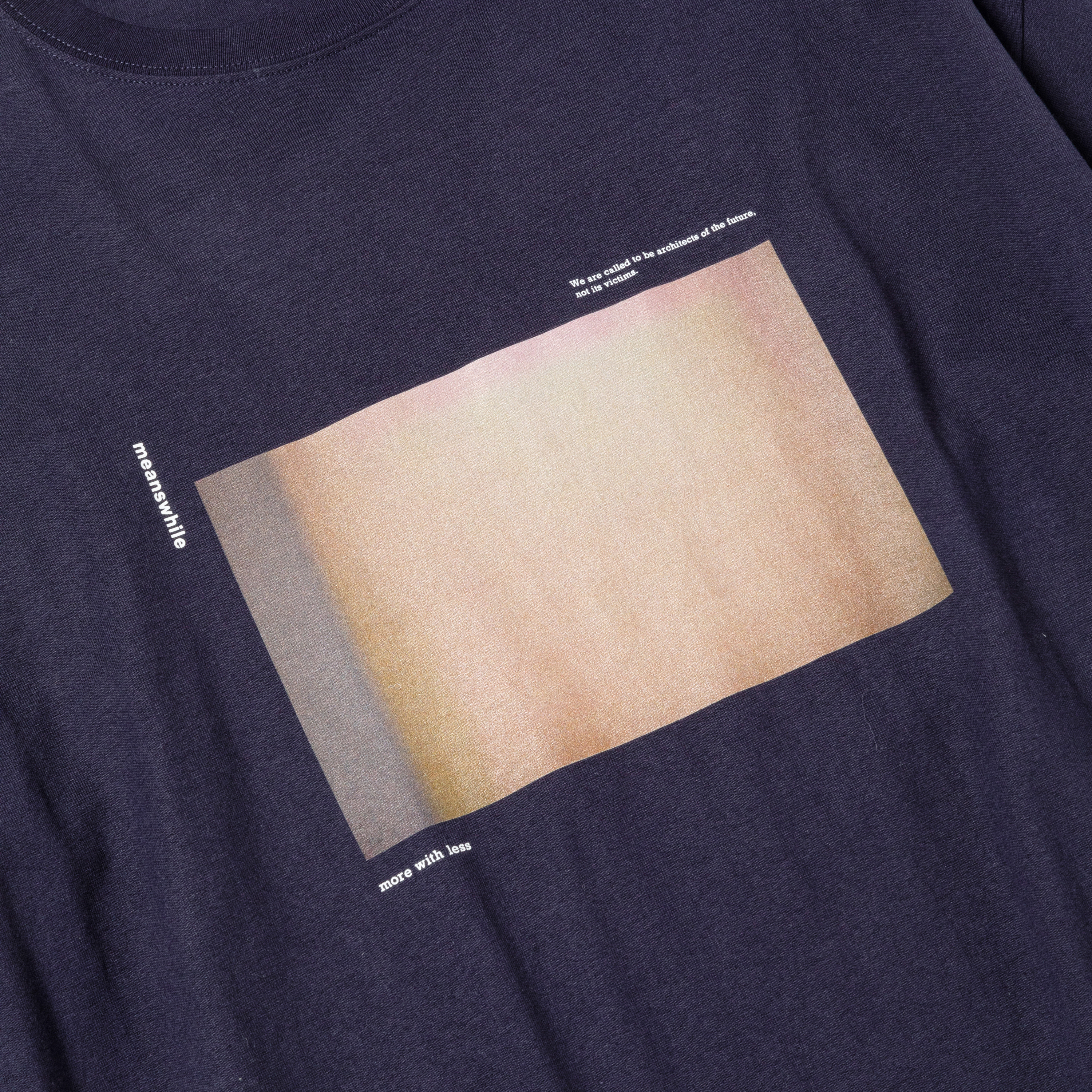 Abstract Photograph Tee/Dark Navy