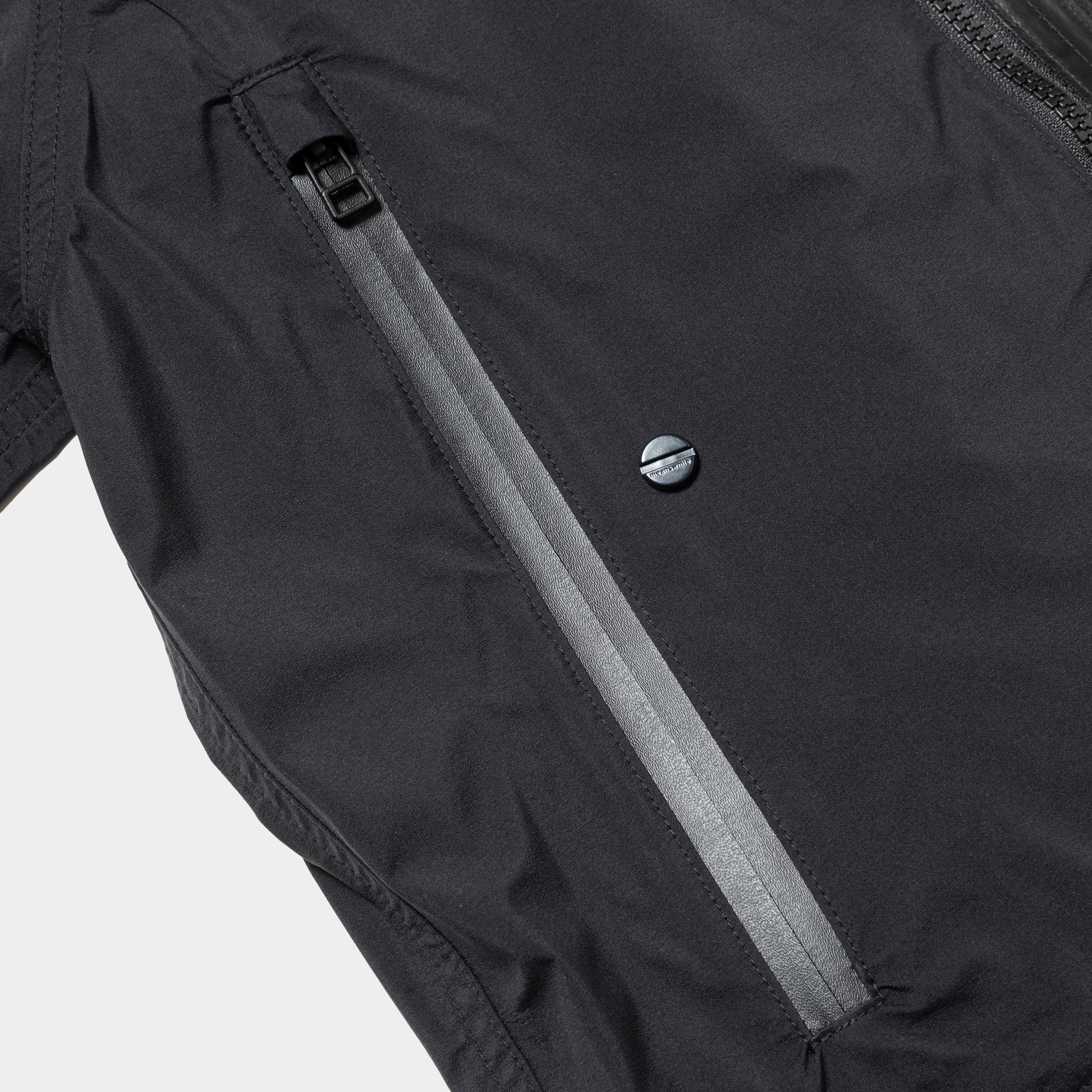 Air Circulation System Rain Jacket/Off Black