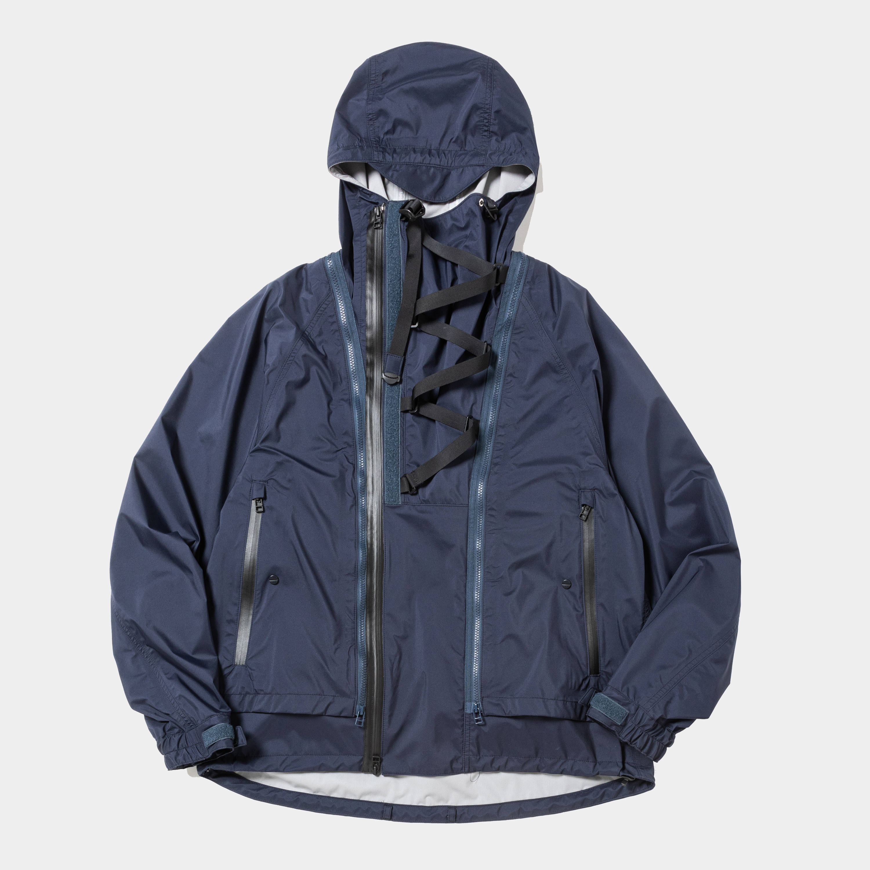 Air Circulation System Rain Jacket/Ink Blue