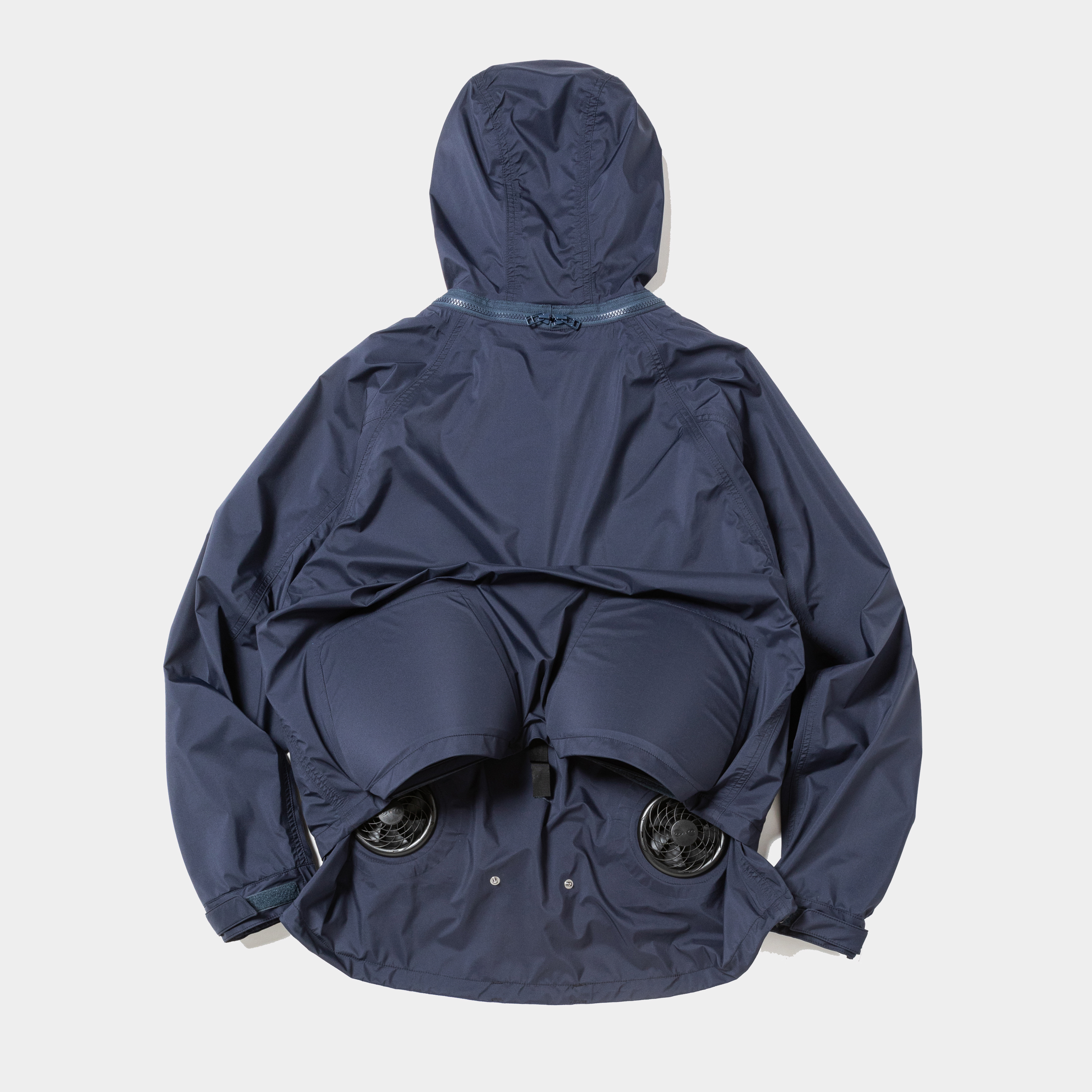 Air Circulation System Rain Jacket/Ink Blue