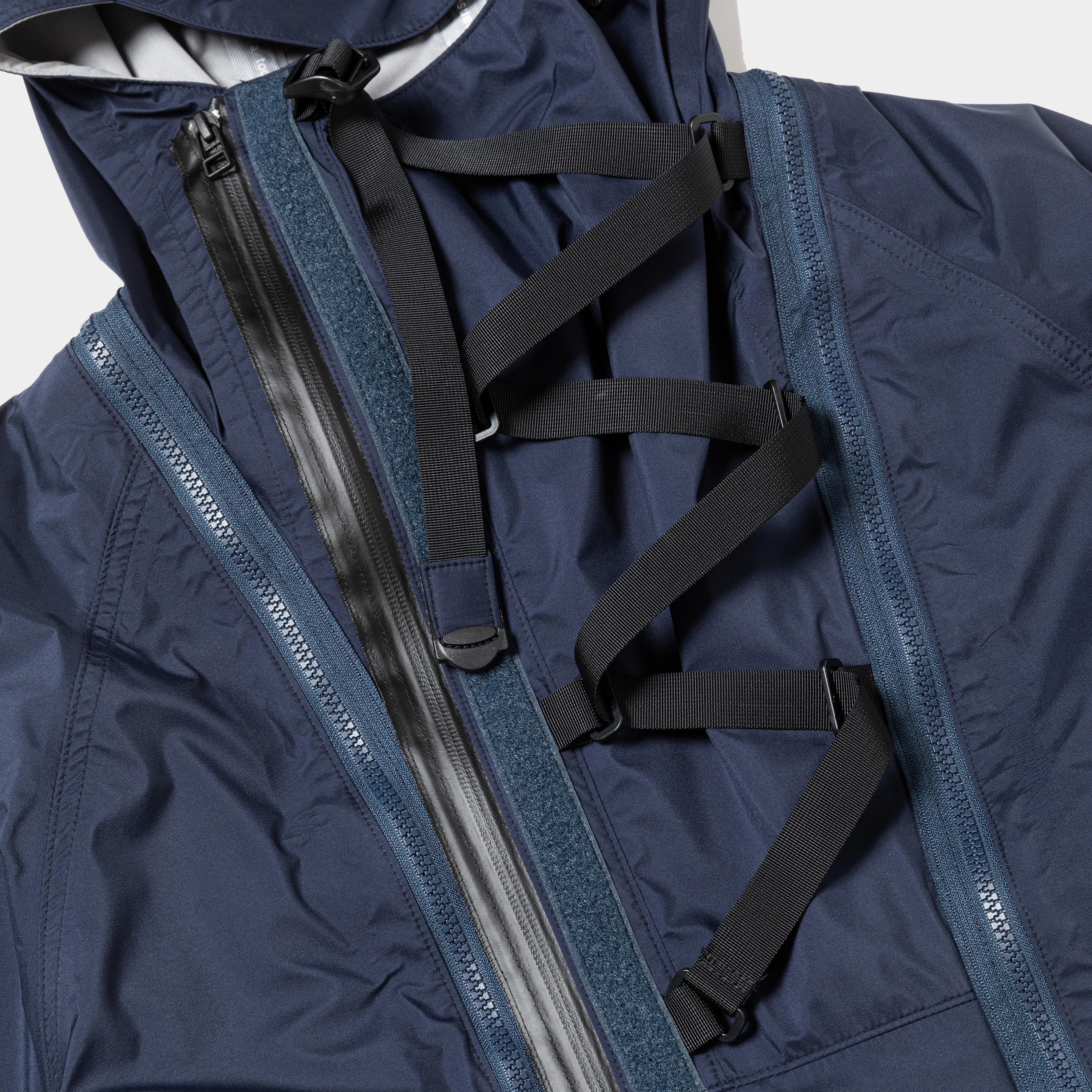 Air Circulation System Rain Jacket/Ink Blue