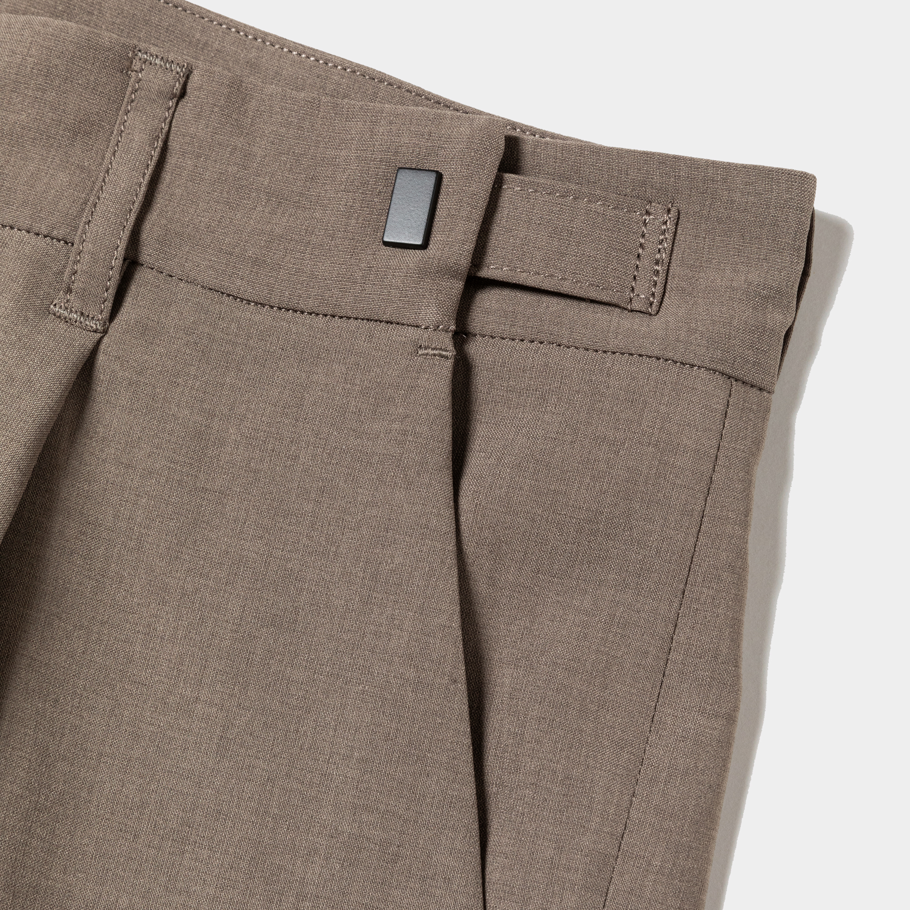 Adjustable Basic Slacks/Raw Umber