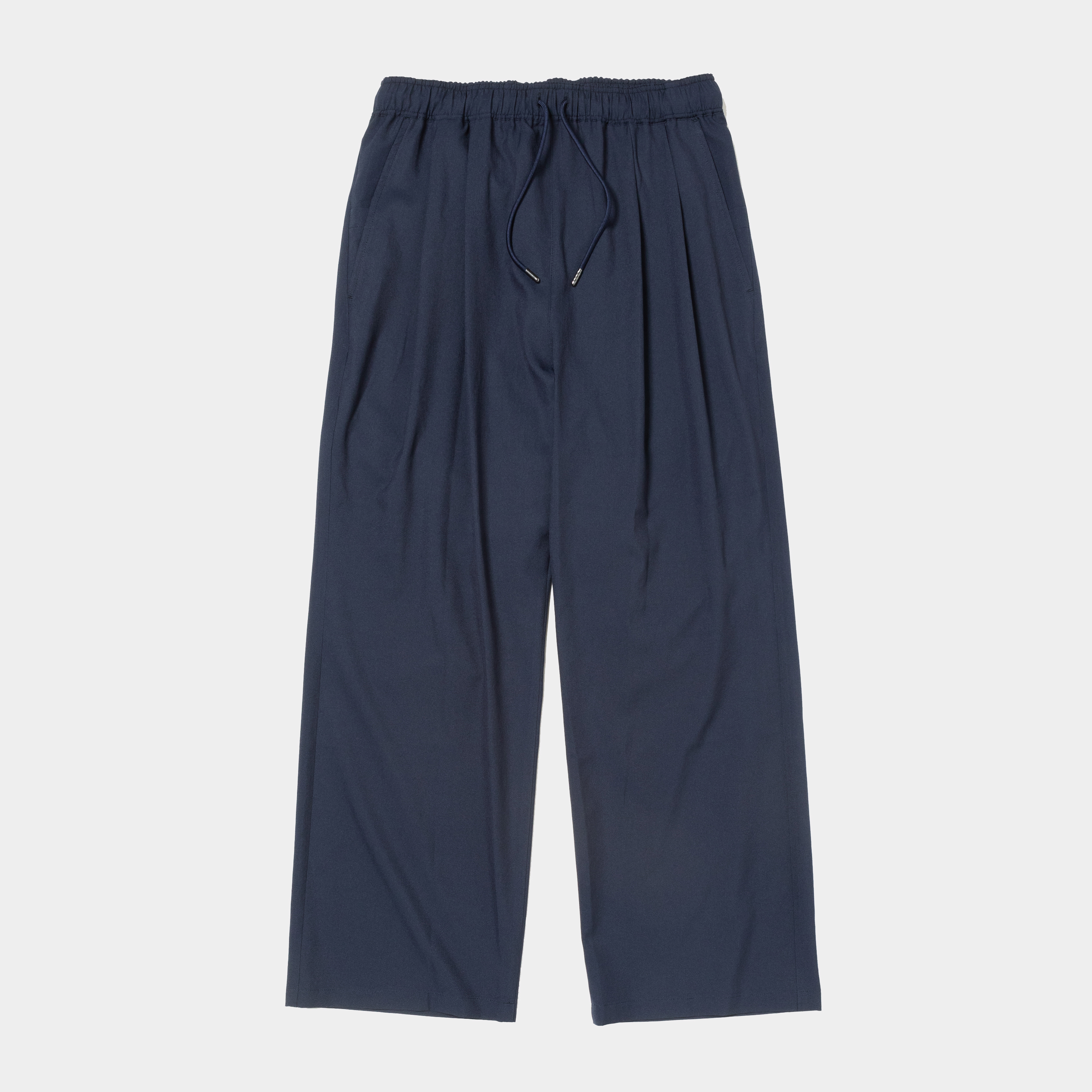 Breathable Wide Slacks/Navy