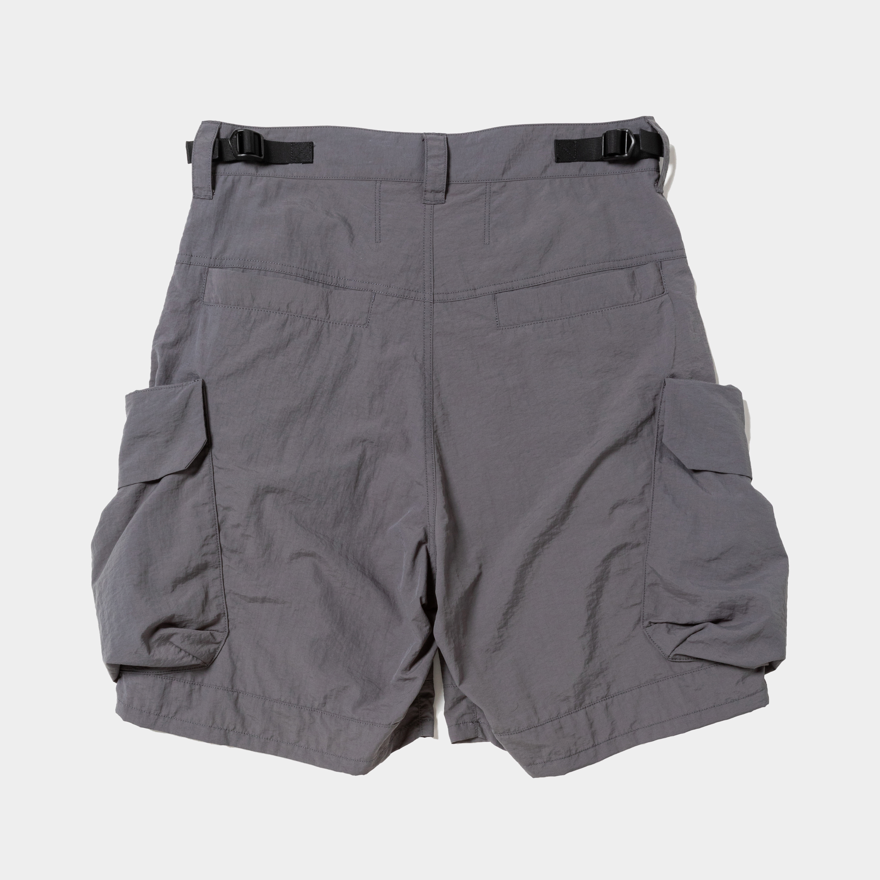 Nylon Luggage Cargo Shorts/Grey