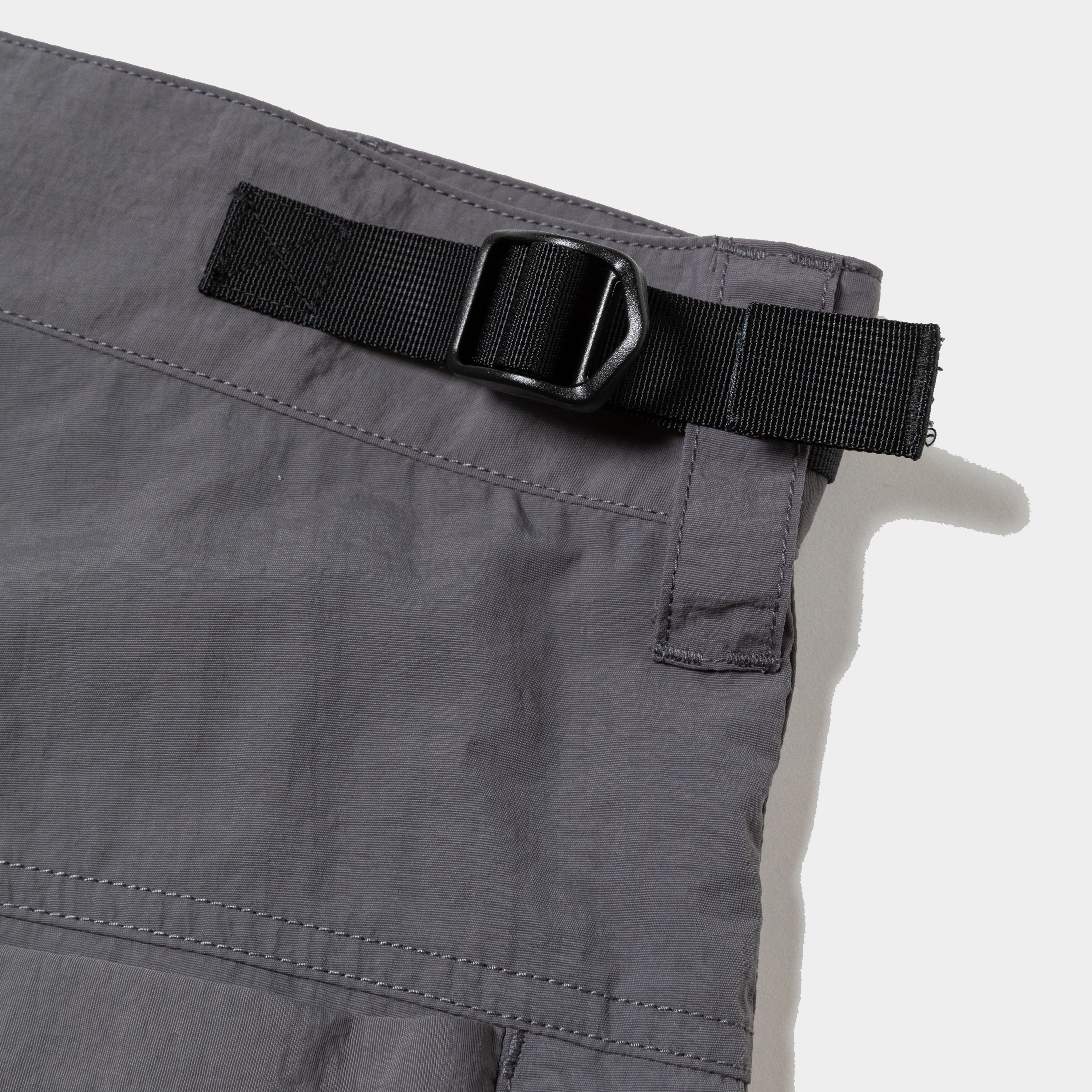 Nylon Luggage Cargo Shorts/Grey