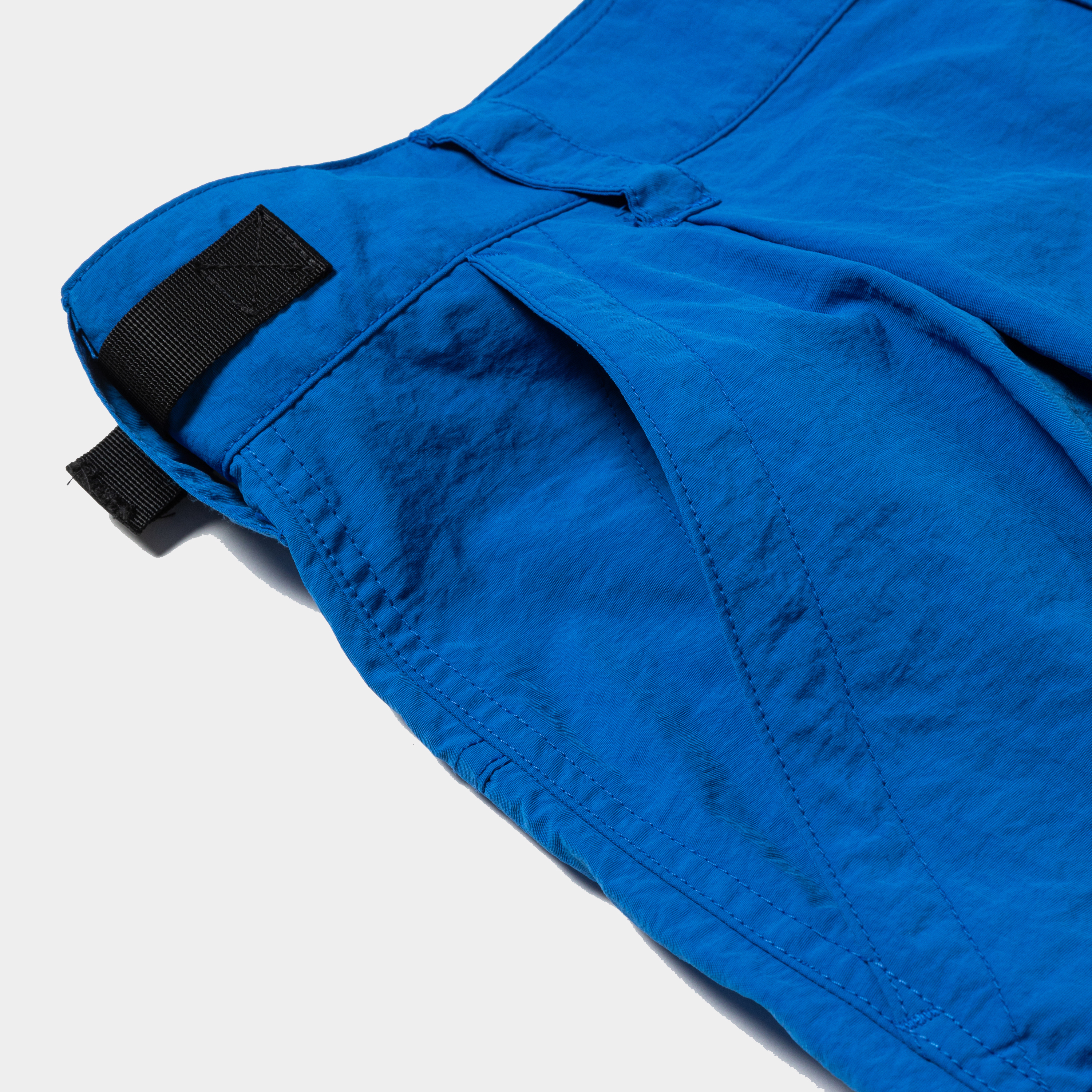 Nylon Luggage Cargo Shorts/Cobalt Blue