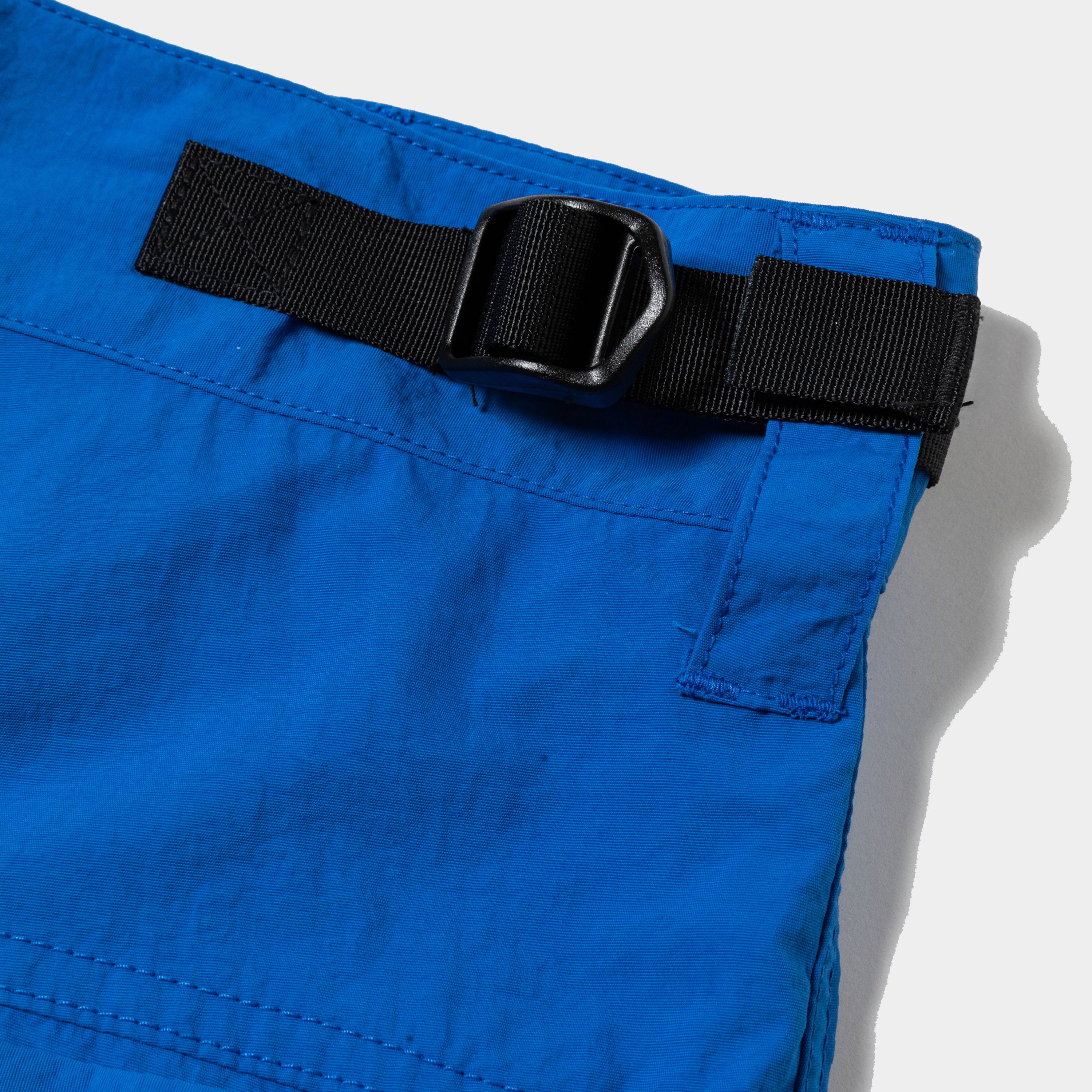 Nylon Luggage Cargo Shorts/Cobalt Blue