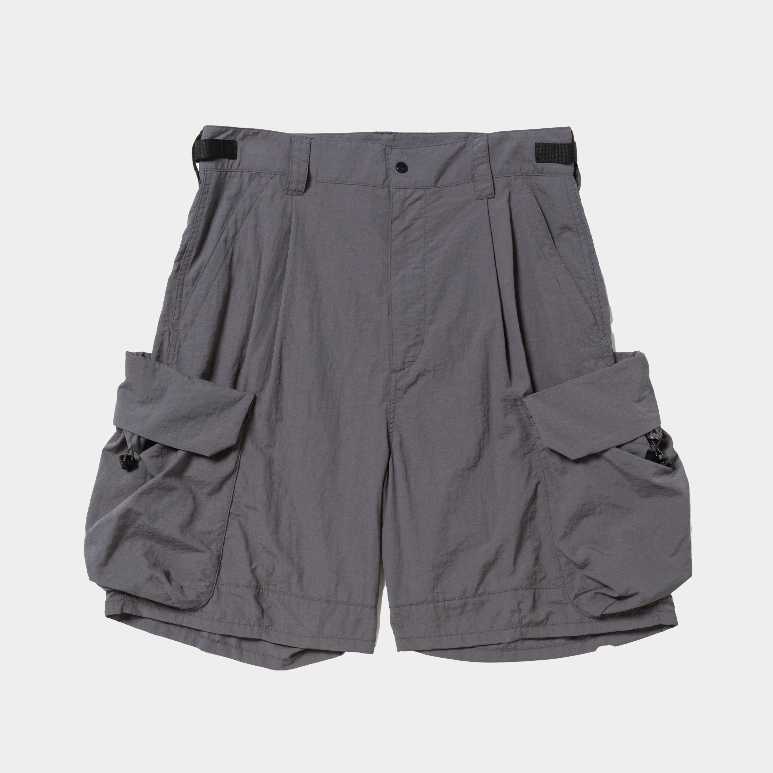 Nylon Luggage Cargo Shorts/Grey