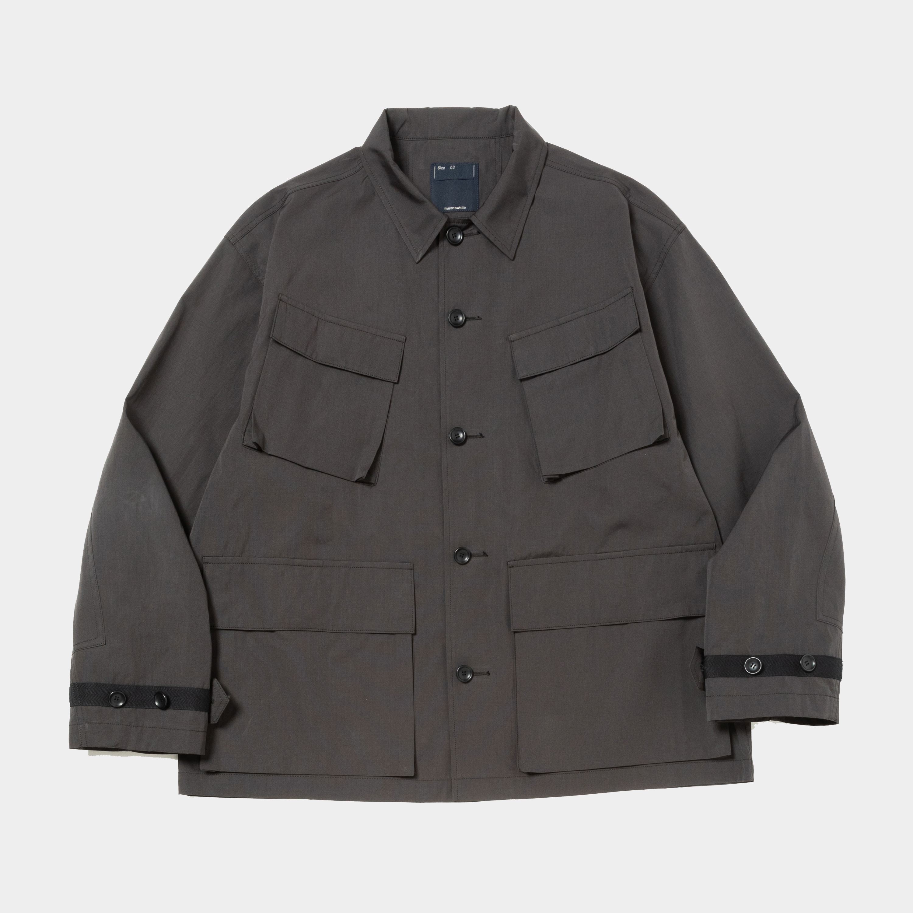 Trinity Chambray Fatigue Blouson/Graphite