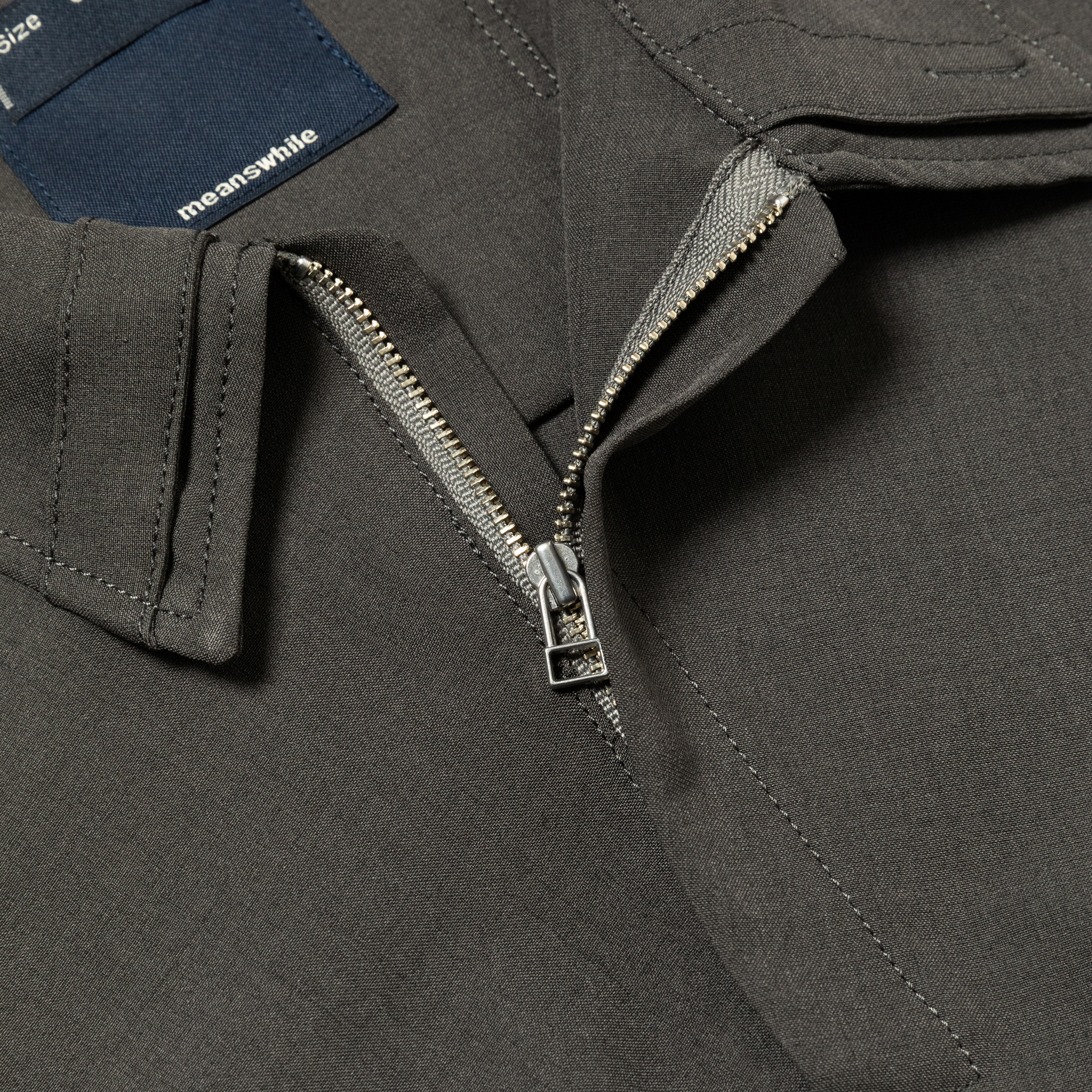 Half-zip Pullover SH/Charcoal