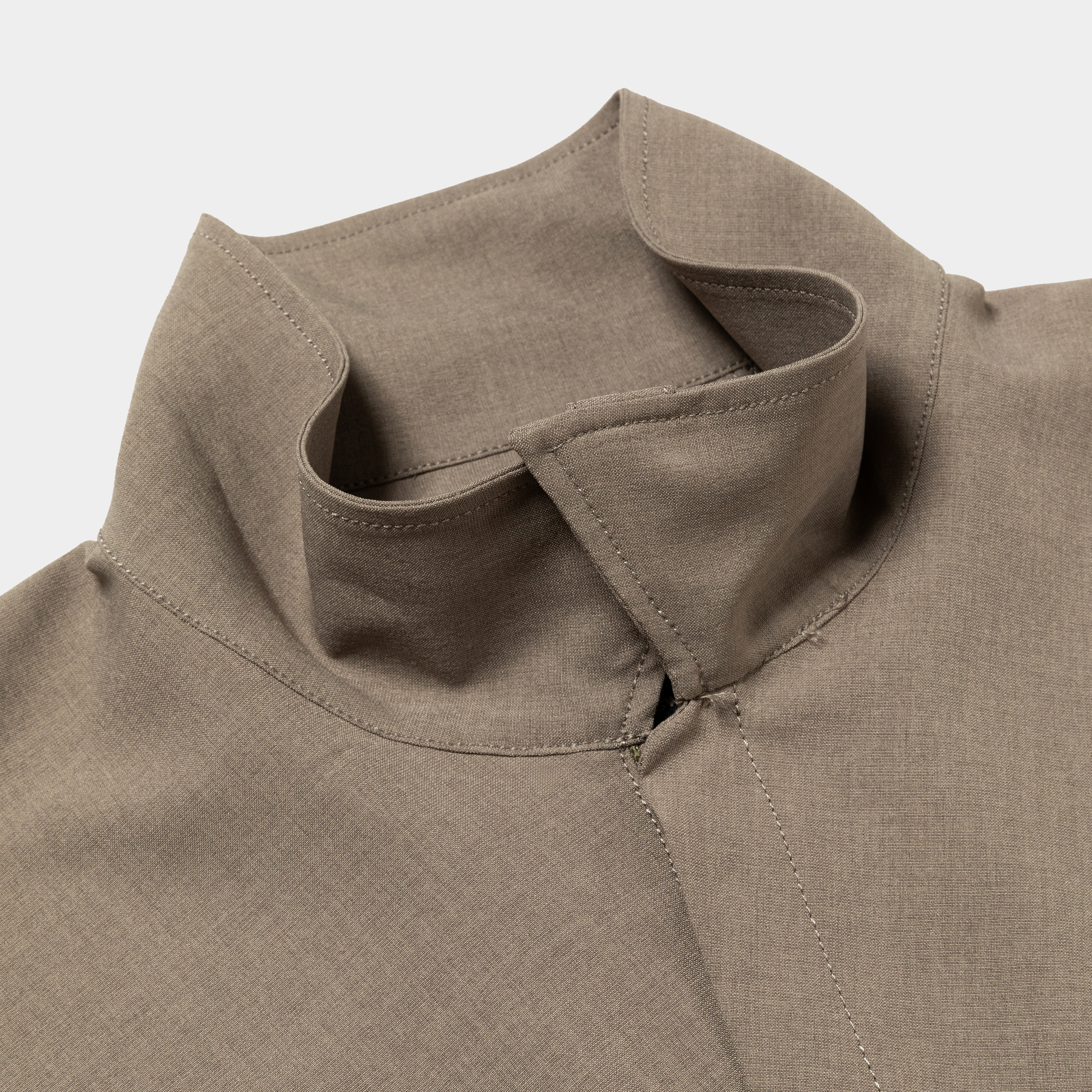 Half-zip Pullover SH/Raw Umber