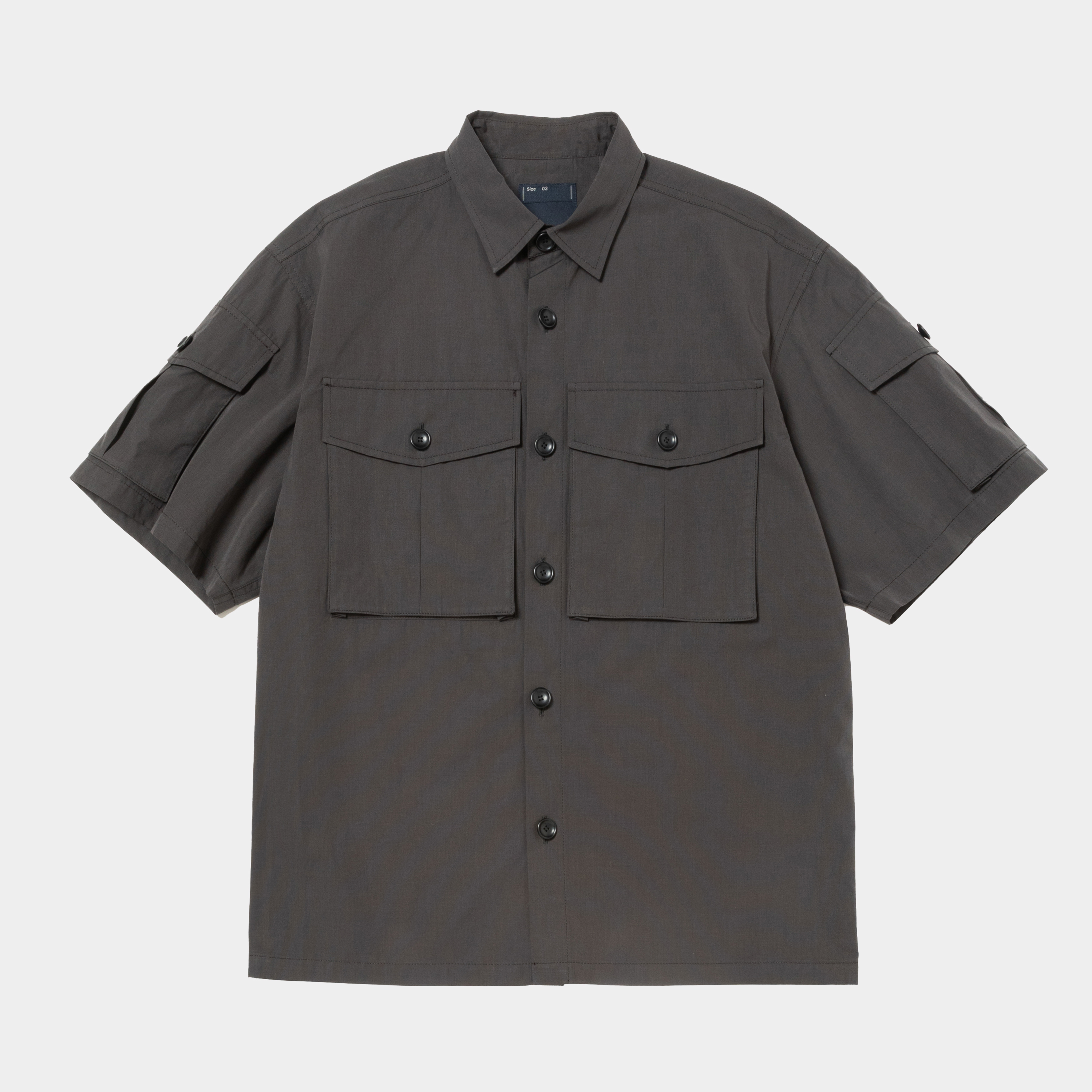 Trinity Chambray Safari S/S SH/Graphite