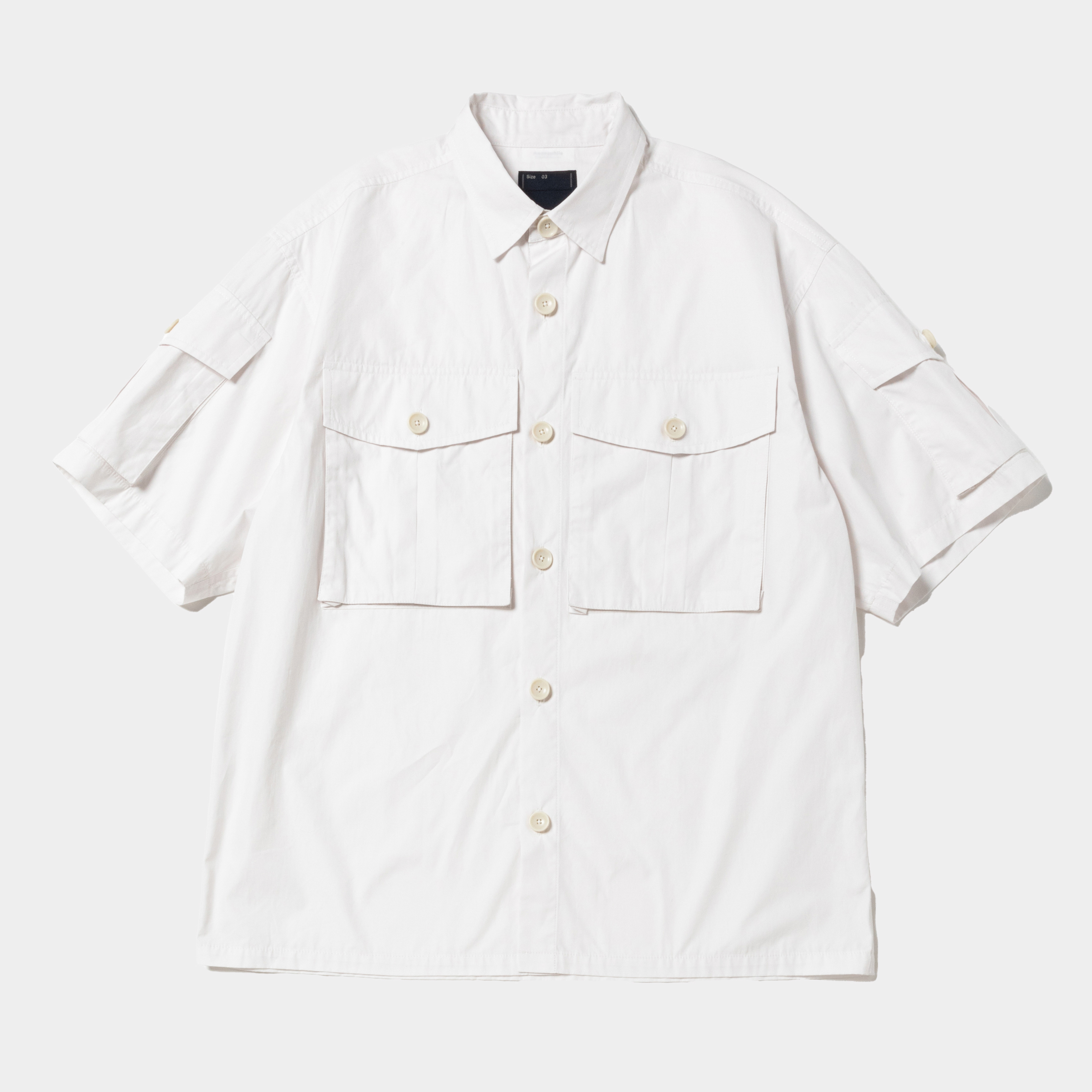 Trinity Chambray Safari S/S SH/RGB White