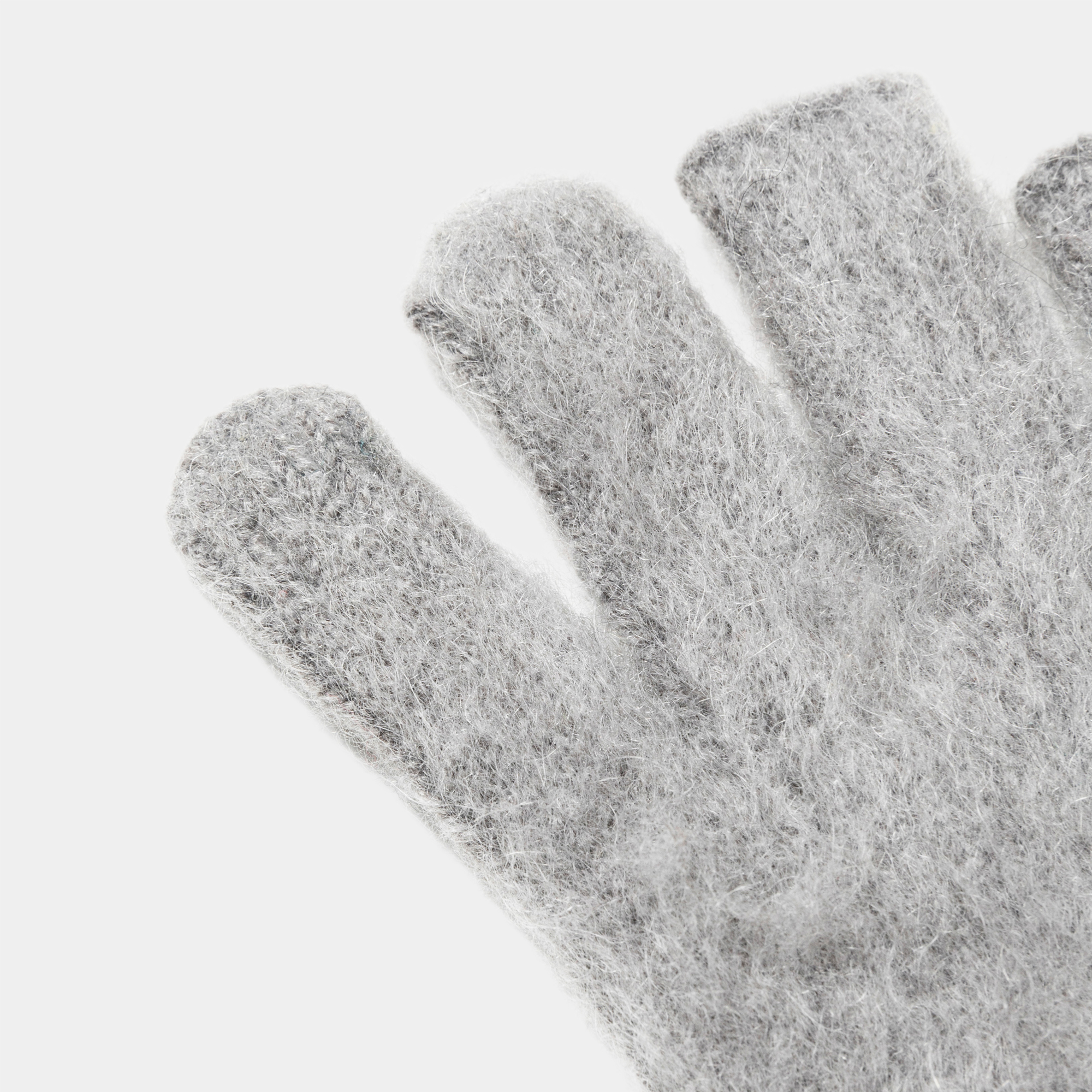 Mohair Knit Arm Warmer/Grey