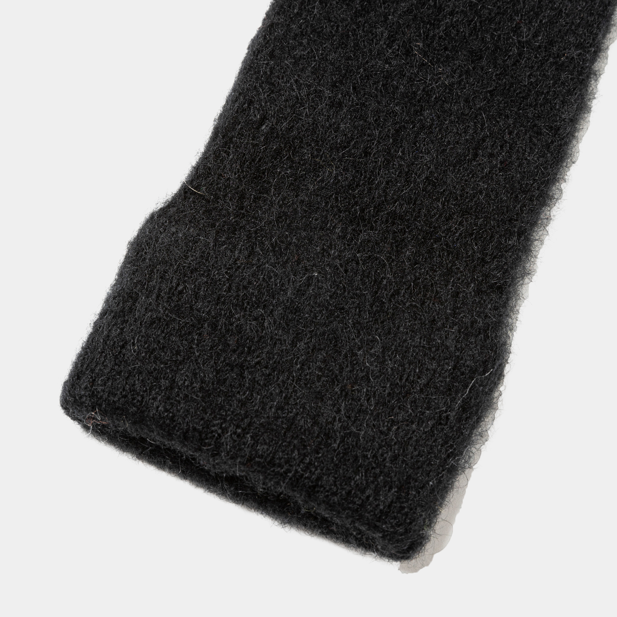 Mohair Knit Arm Warmer/Off Black