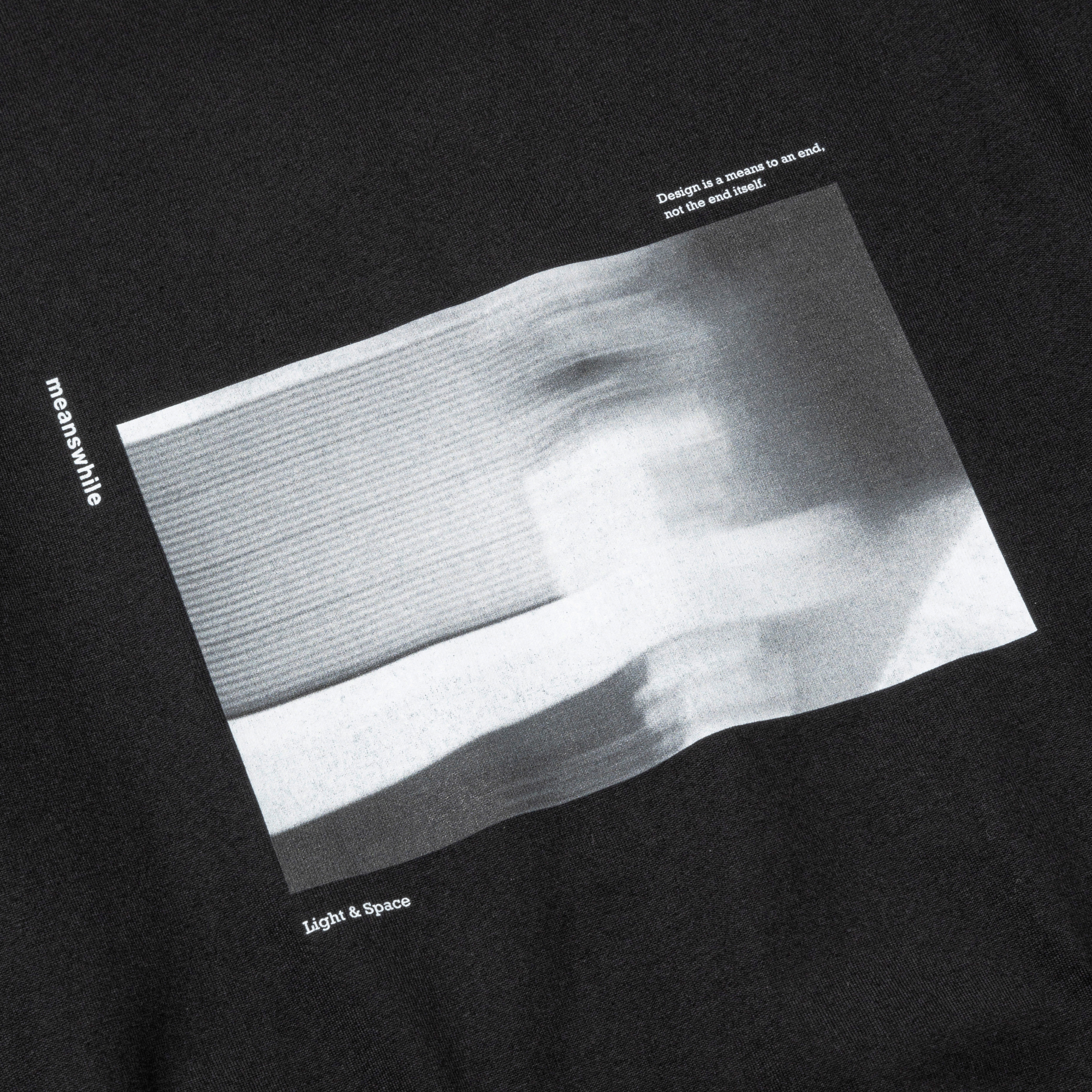 Abstract Photograph Tee/Off Black A
