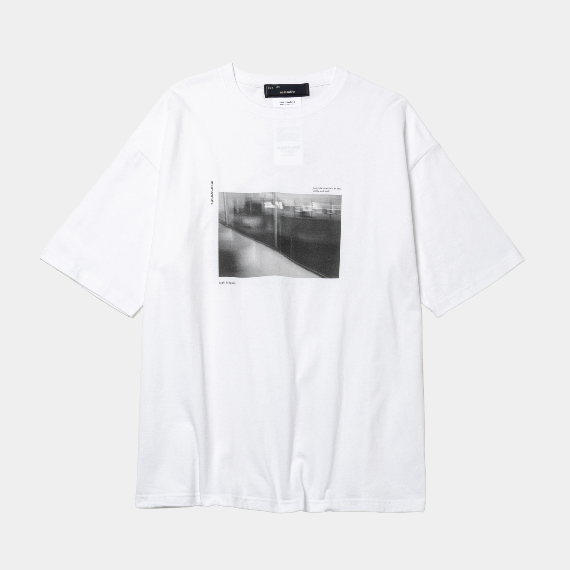 Abstract Photograph Tee/Off White A