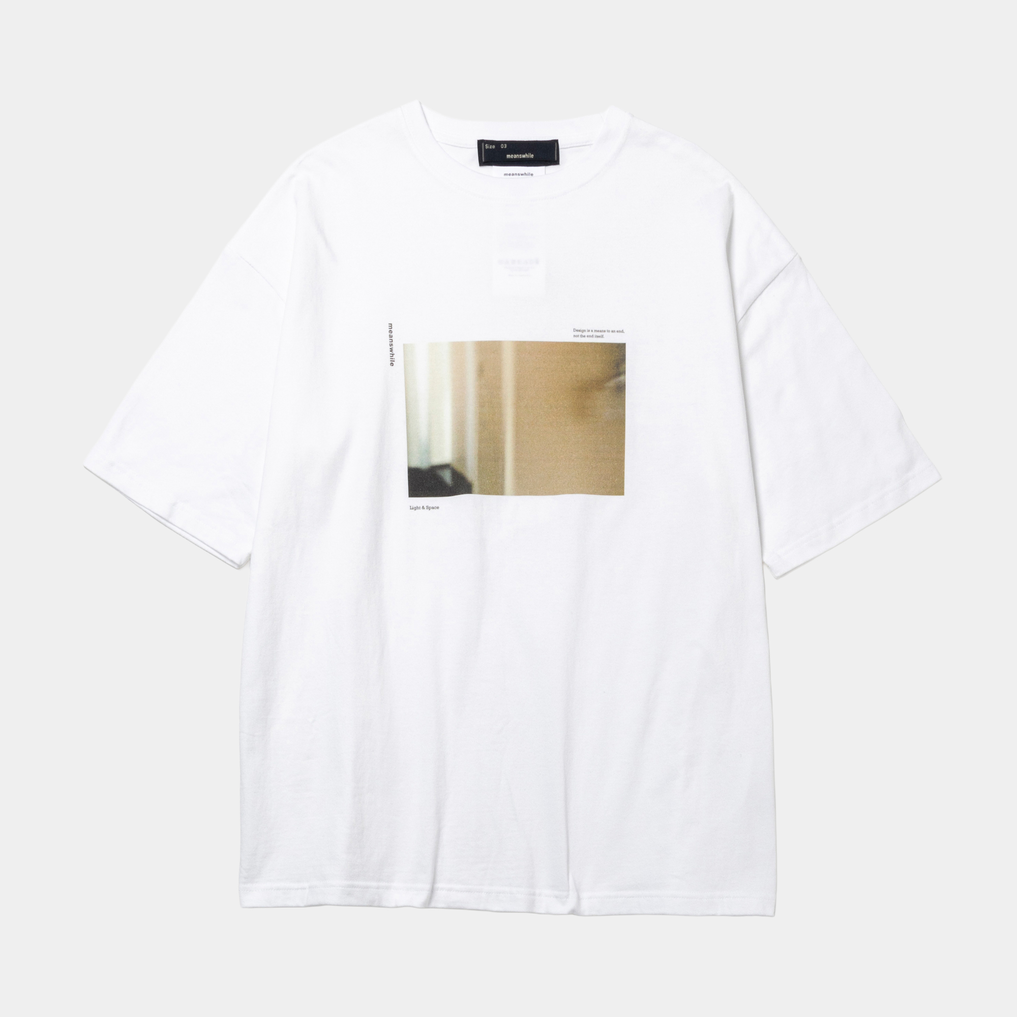 Abstract Photograph Tee/Off White B
