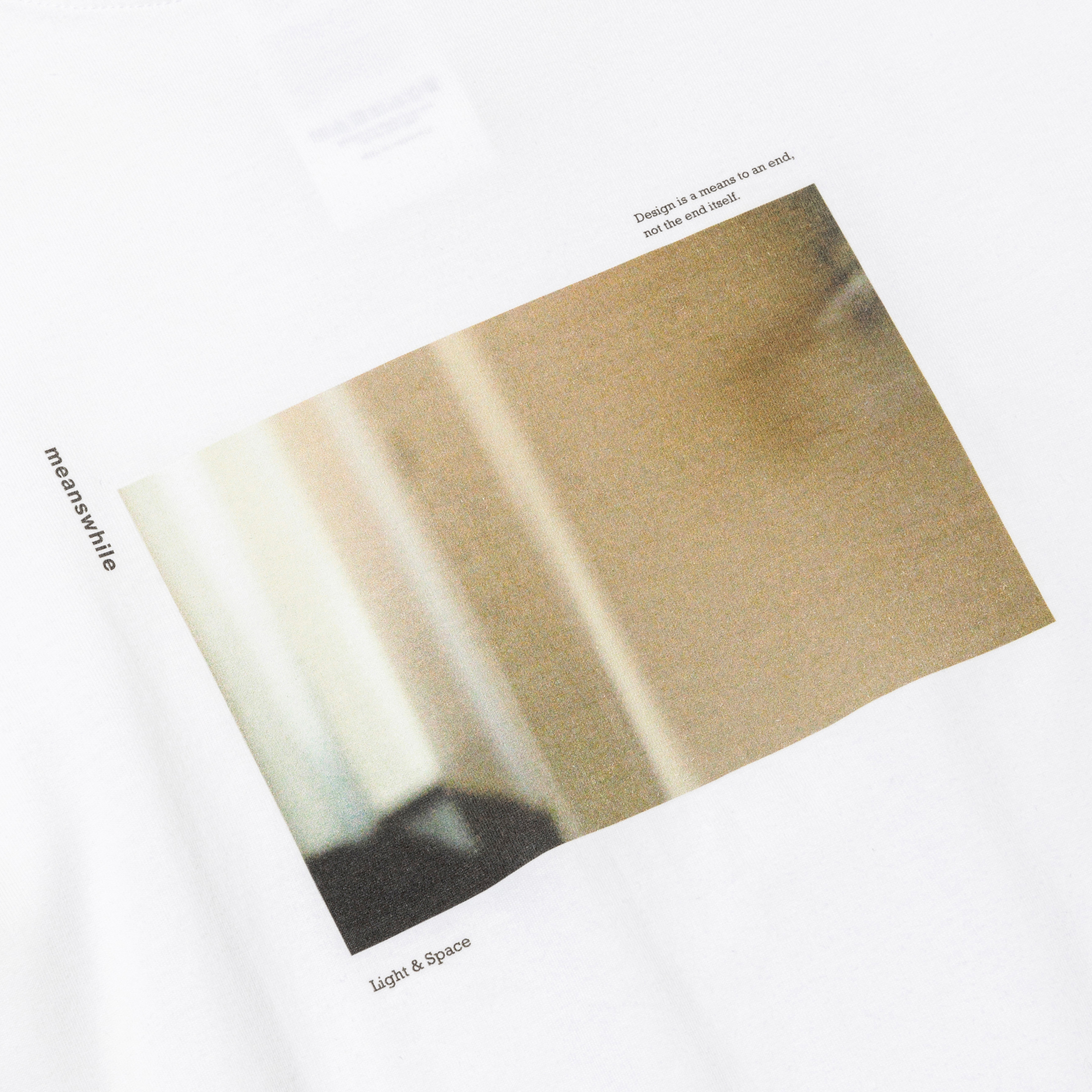 Abstract Photograph Tee/Off White B