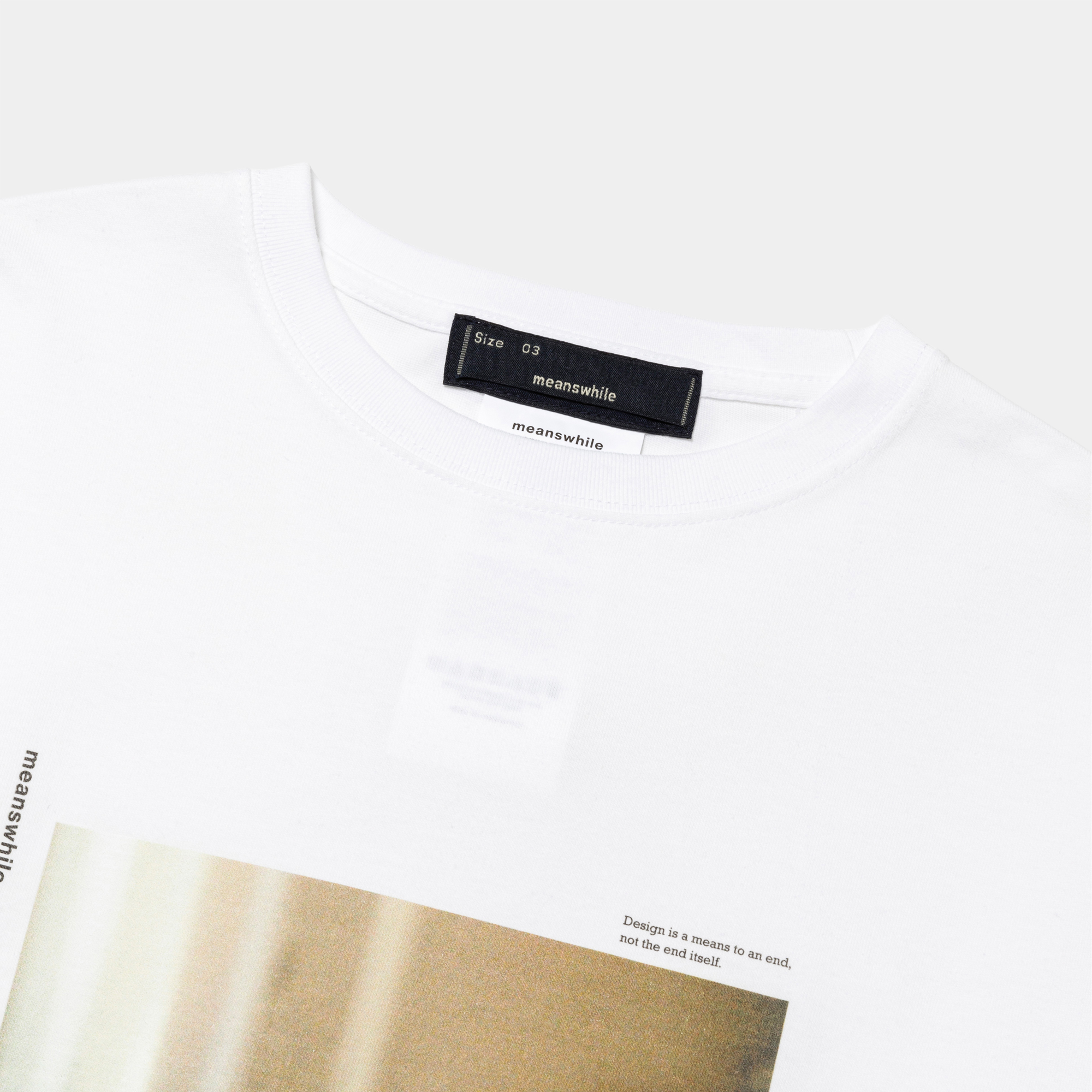 Abstract Photograph Tee/Off White B