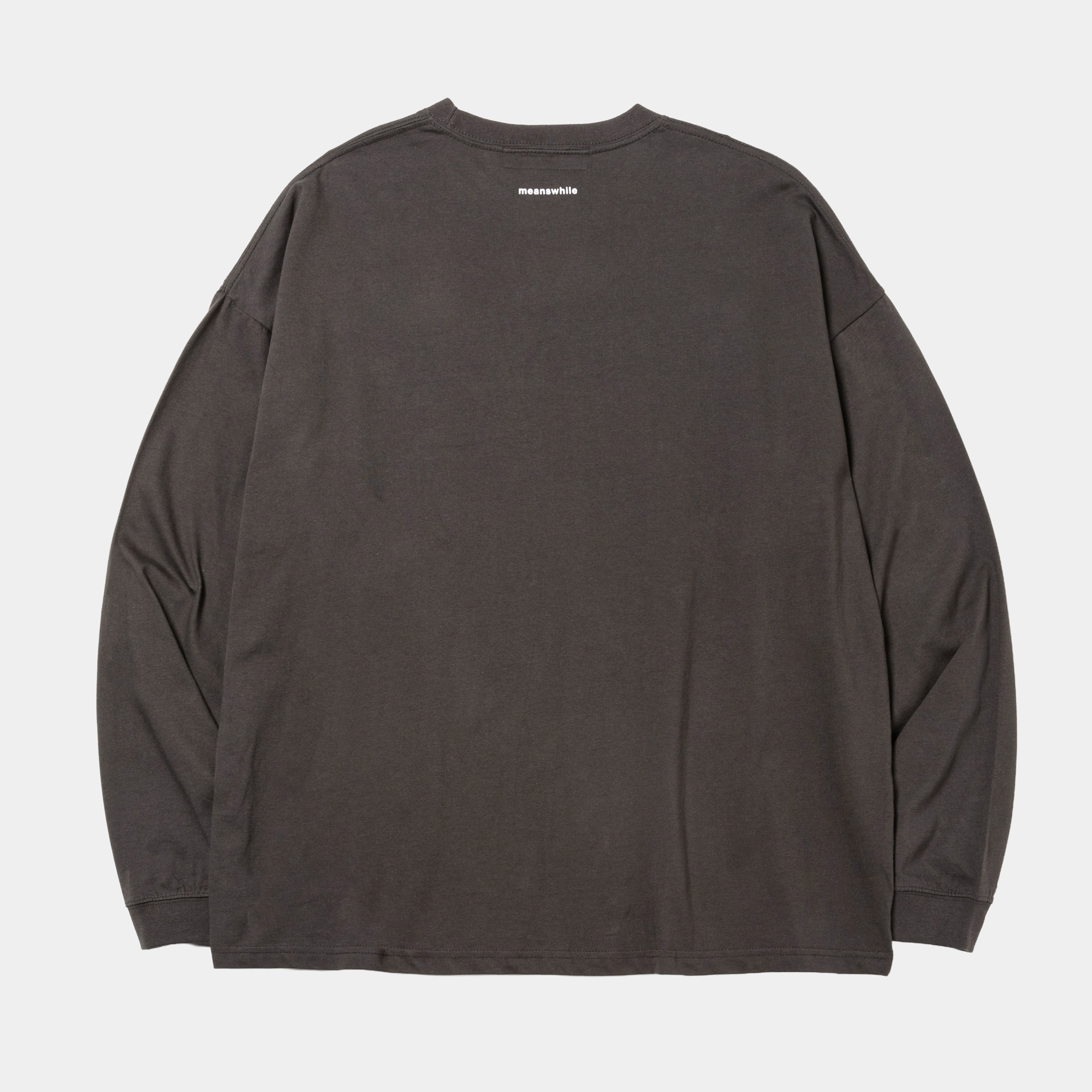 Abstract Photograph L/S Tee/Off Black A
