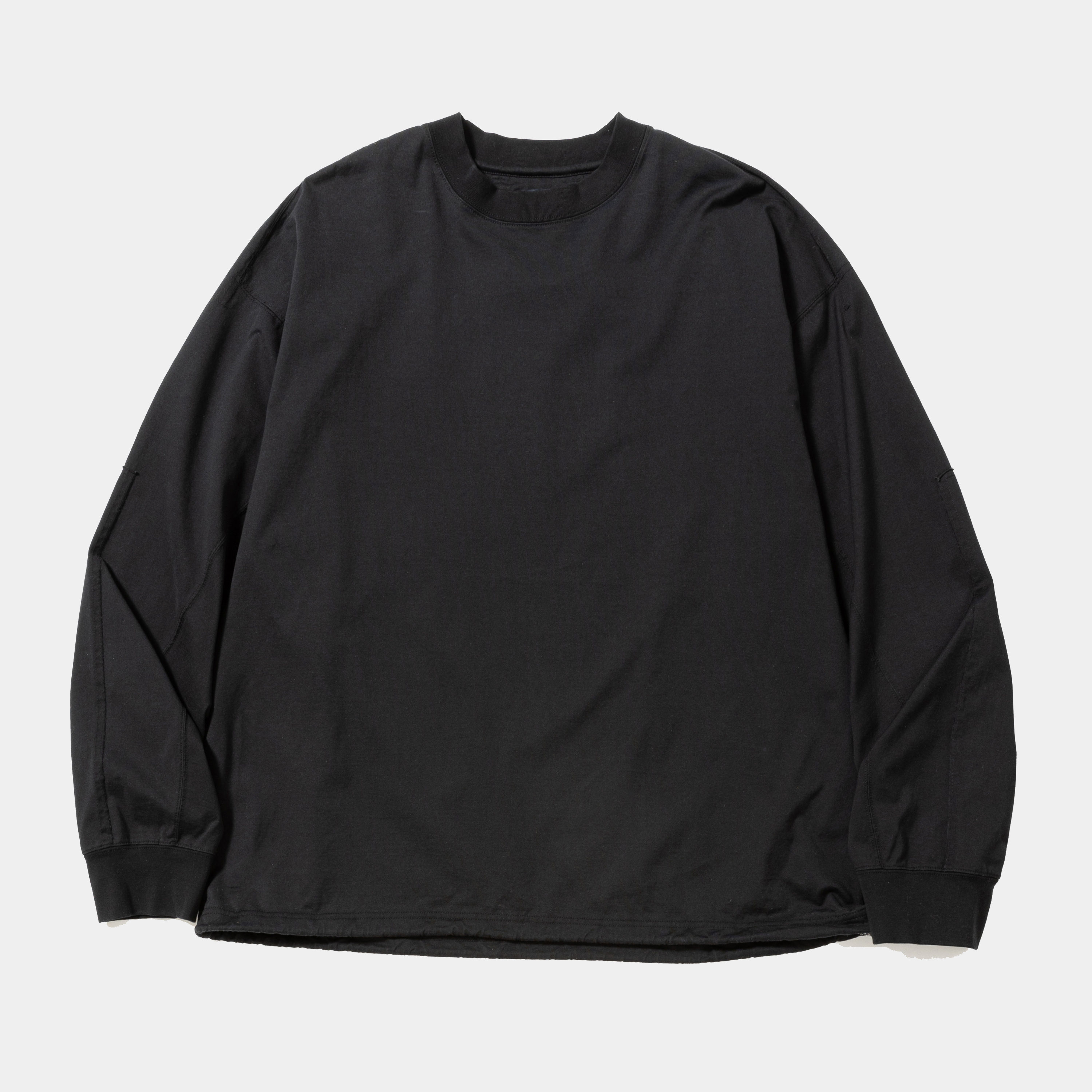Fade Split Yoke Sleeve L/S Tee/Off Black
