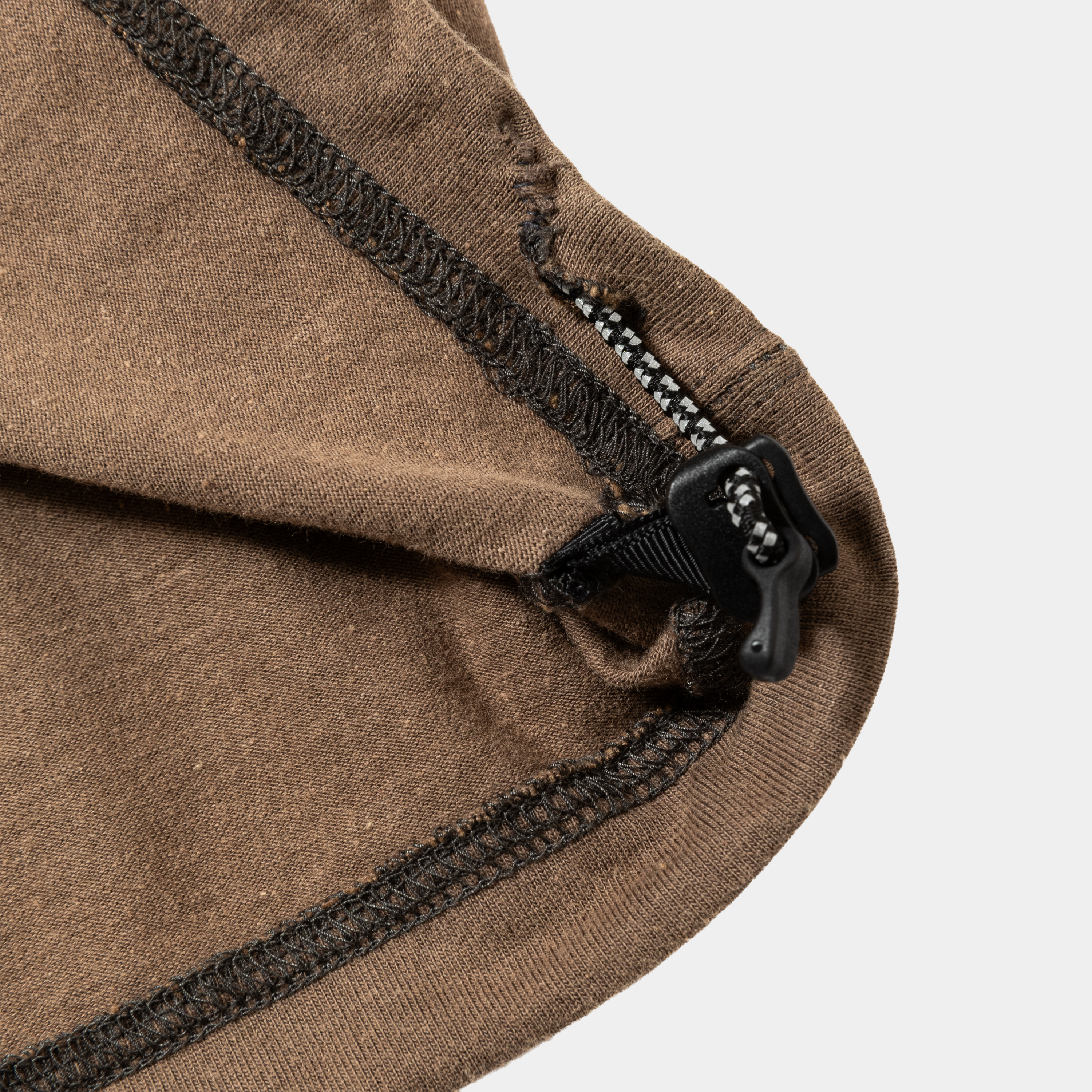 Fade Split Yoke Sleeve L/S Tee/Brown