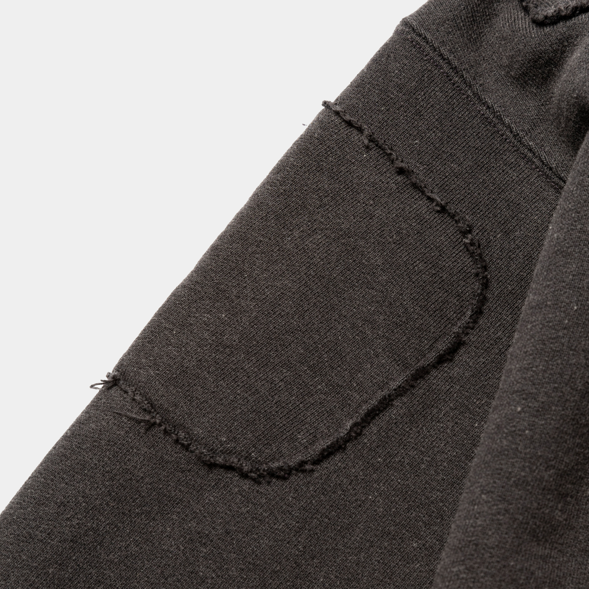 Fade Pad Sweatshirt/Off Black