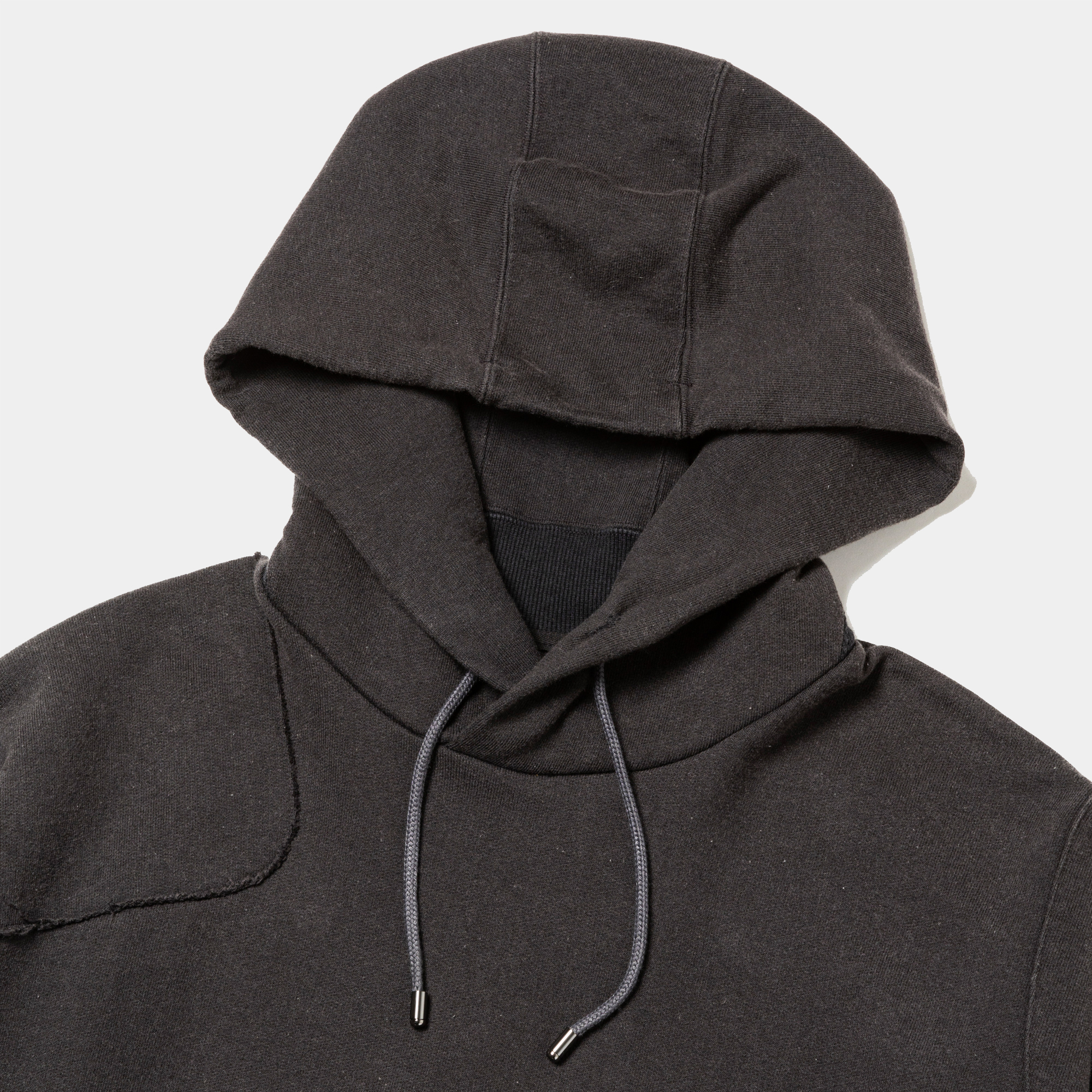 Fade Pad Hoodie/Off Black