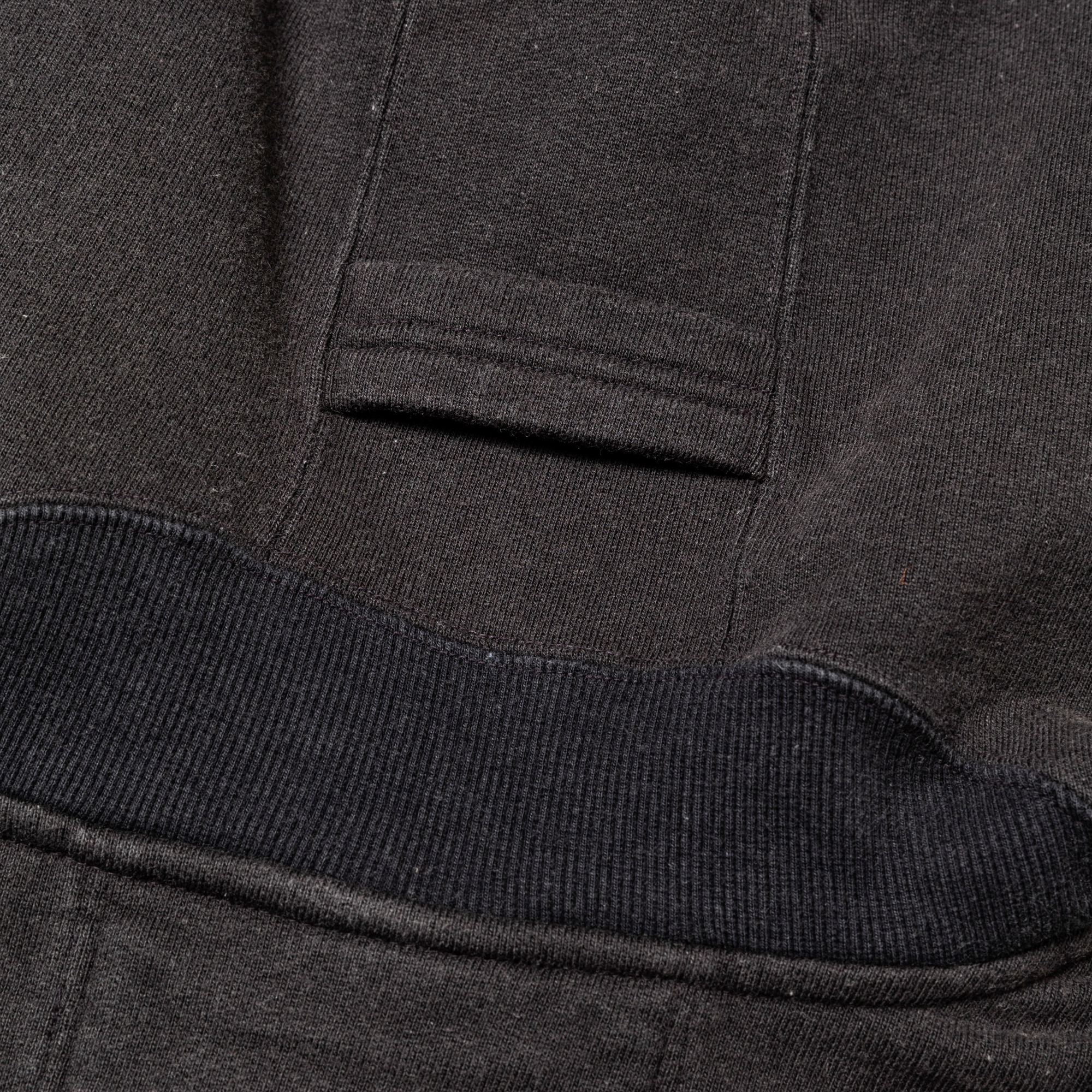 Fade Pad Hoodie/Off Black