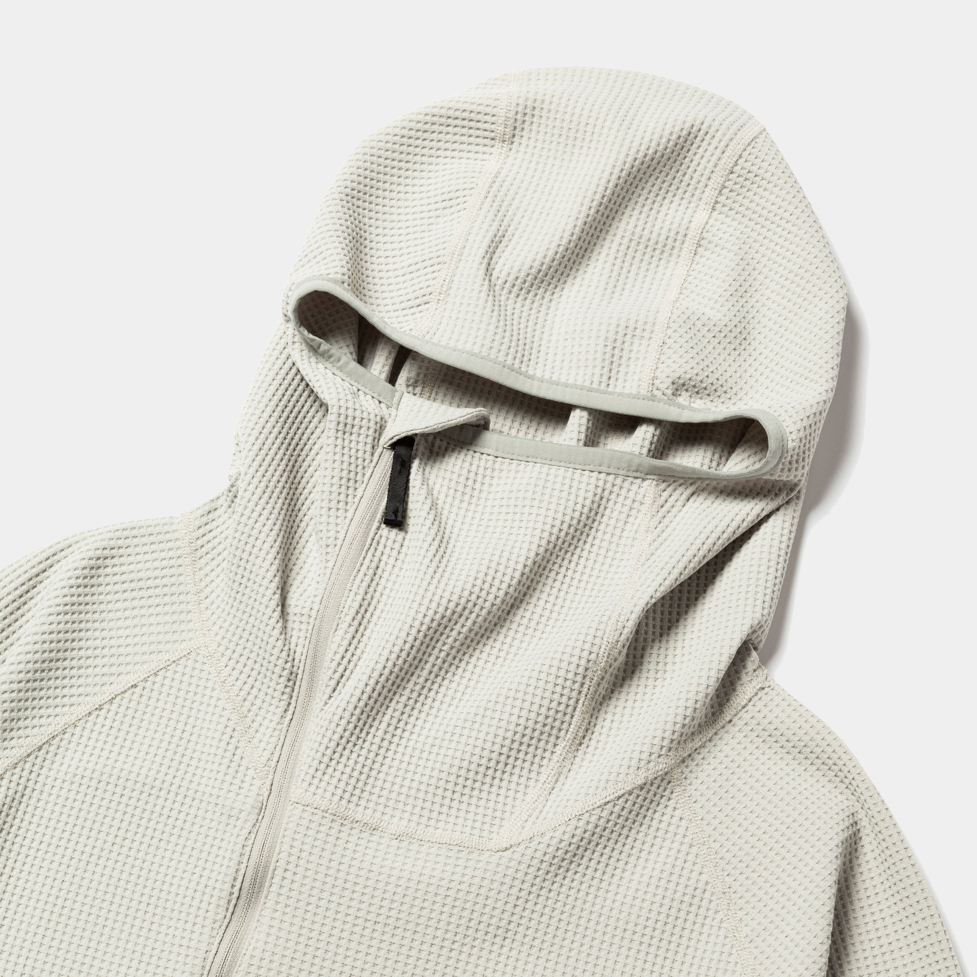 SOLOTEX Waffle Balaclava Hoodie/Grey