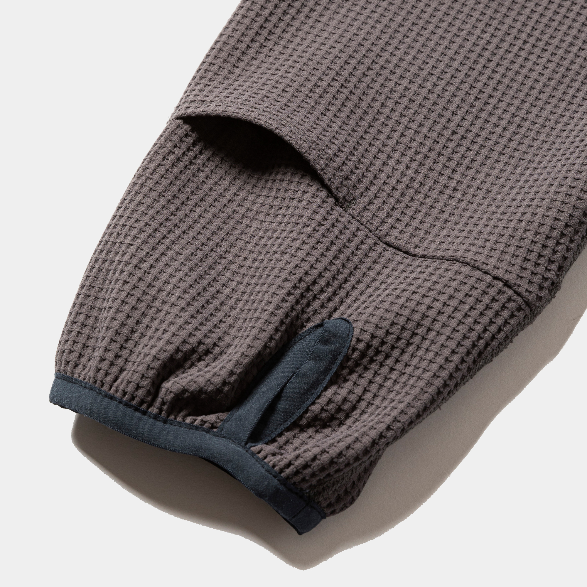SOLOTEX Waffle Balaclava Hoodie/Charcoal
