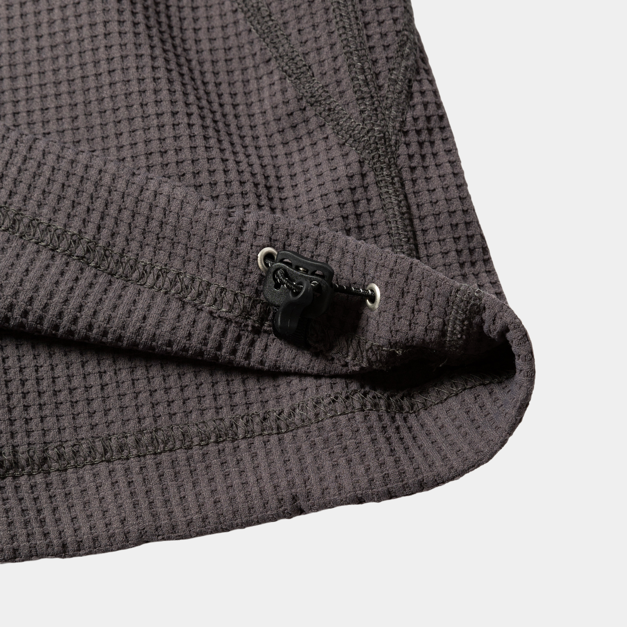 SOLOTEX Waffle Balaclava Hoodie/Charcoal