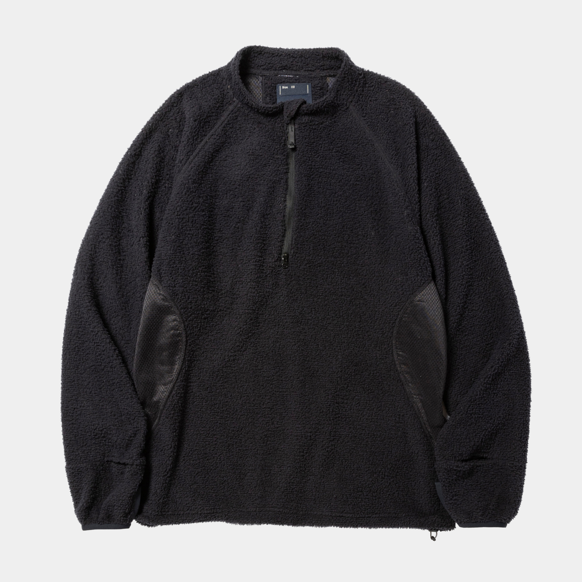 PrimaLoft® Active Half-zip Base Layer/Off Black