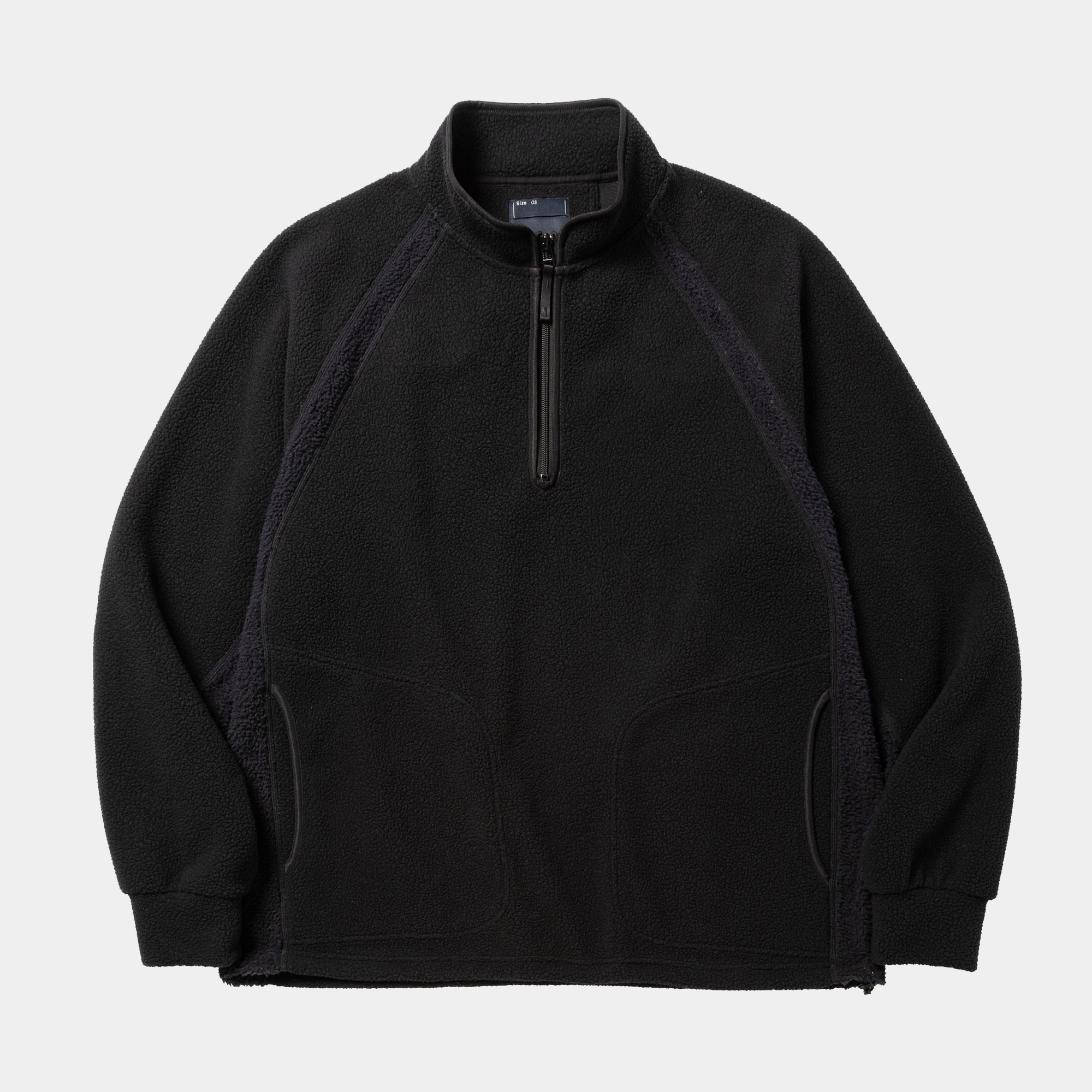 Polartec® Breathable Fleece/Off Black