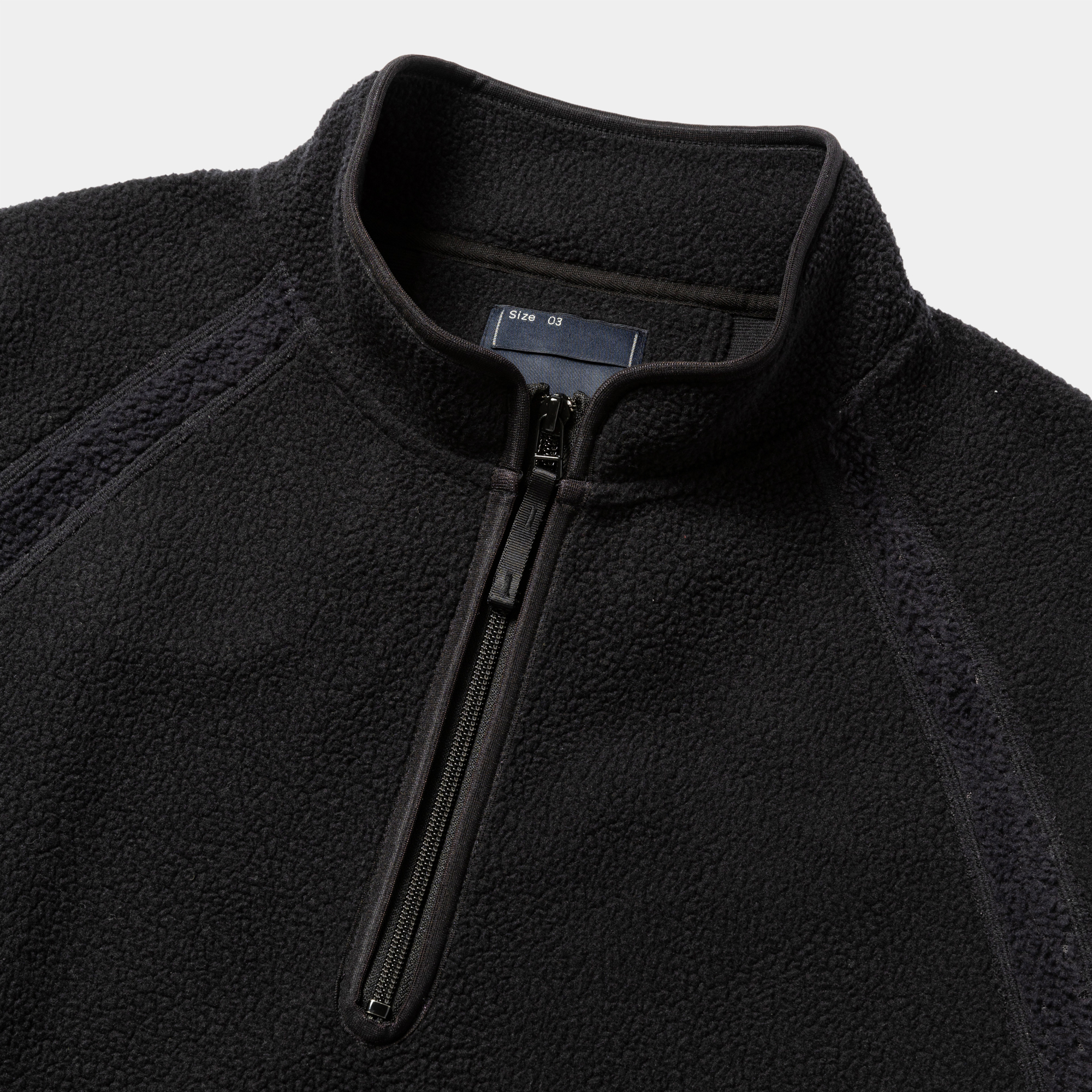 Polartec® Breathable Fleece/Off Black
