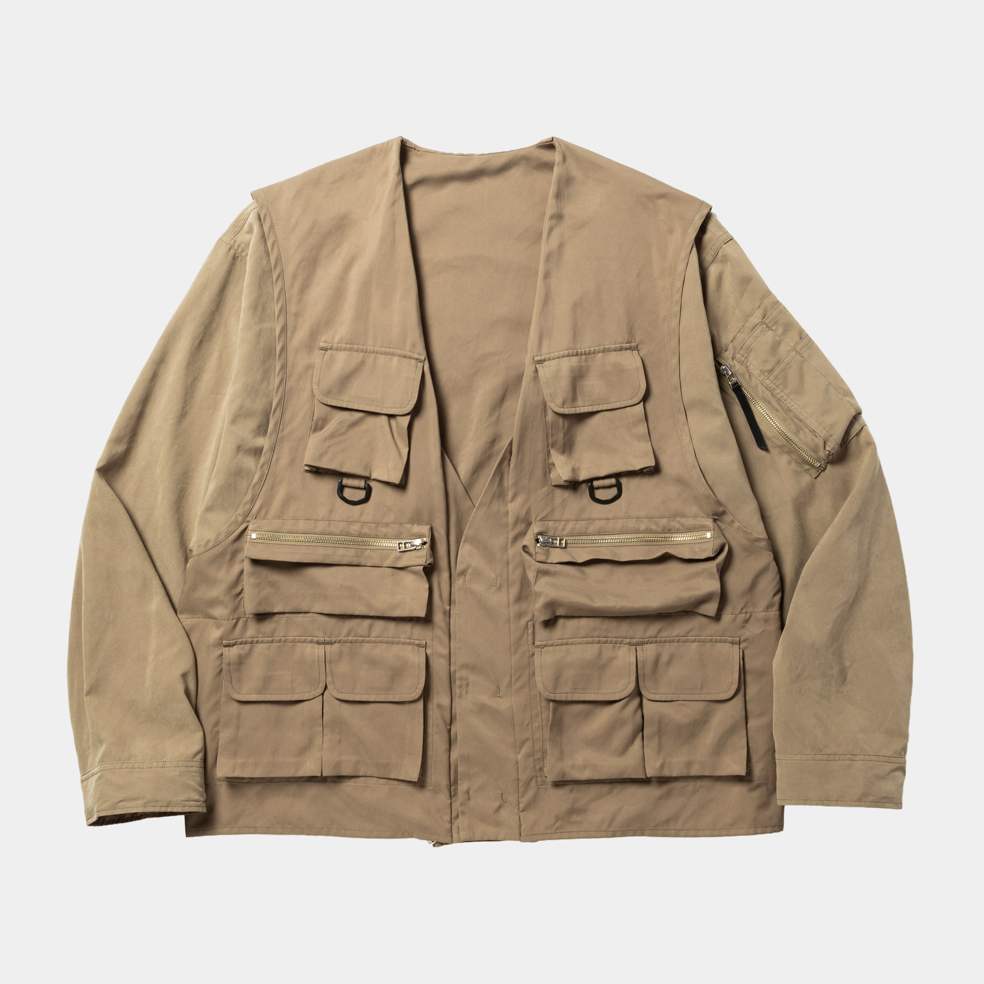 Memory Peach Reversible 4Way JKT/Greige