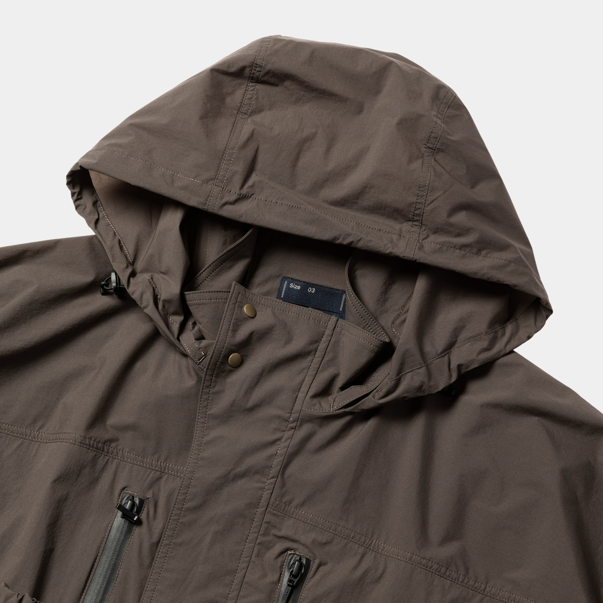 Crisp Nylon Wind JKT/Charcoal