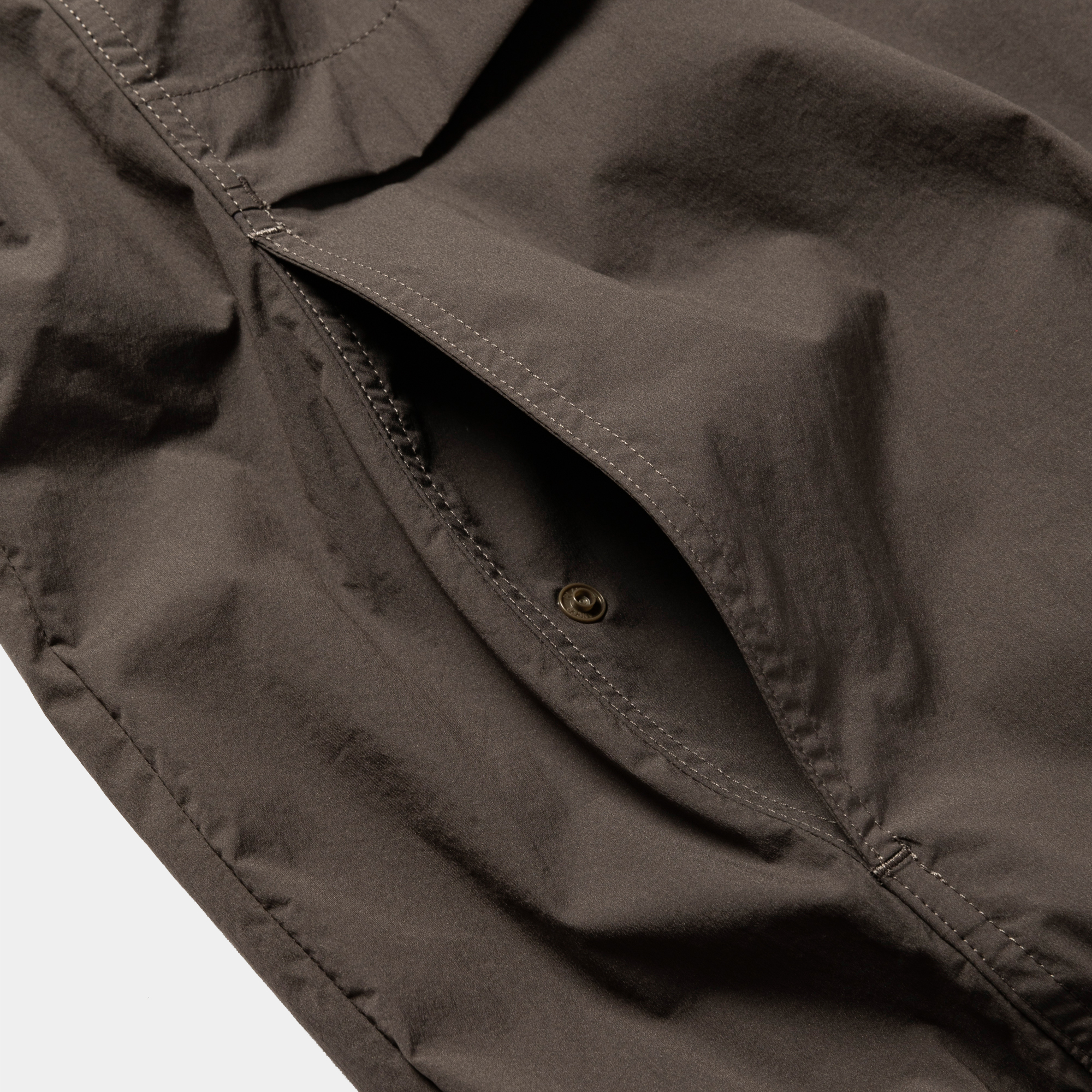 Crisp Nylon Wind JKT/Charcoal
