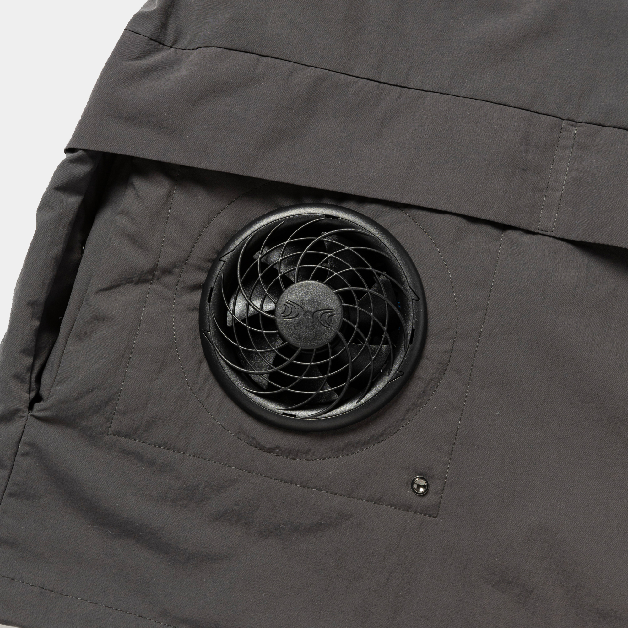 NeoHeat×Air Circulation System Wind Vest/Charcoal