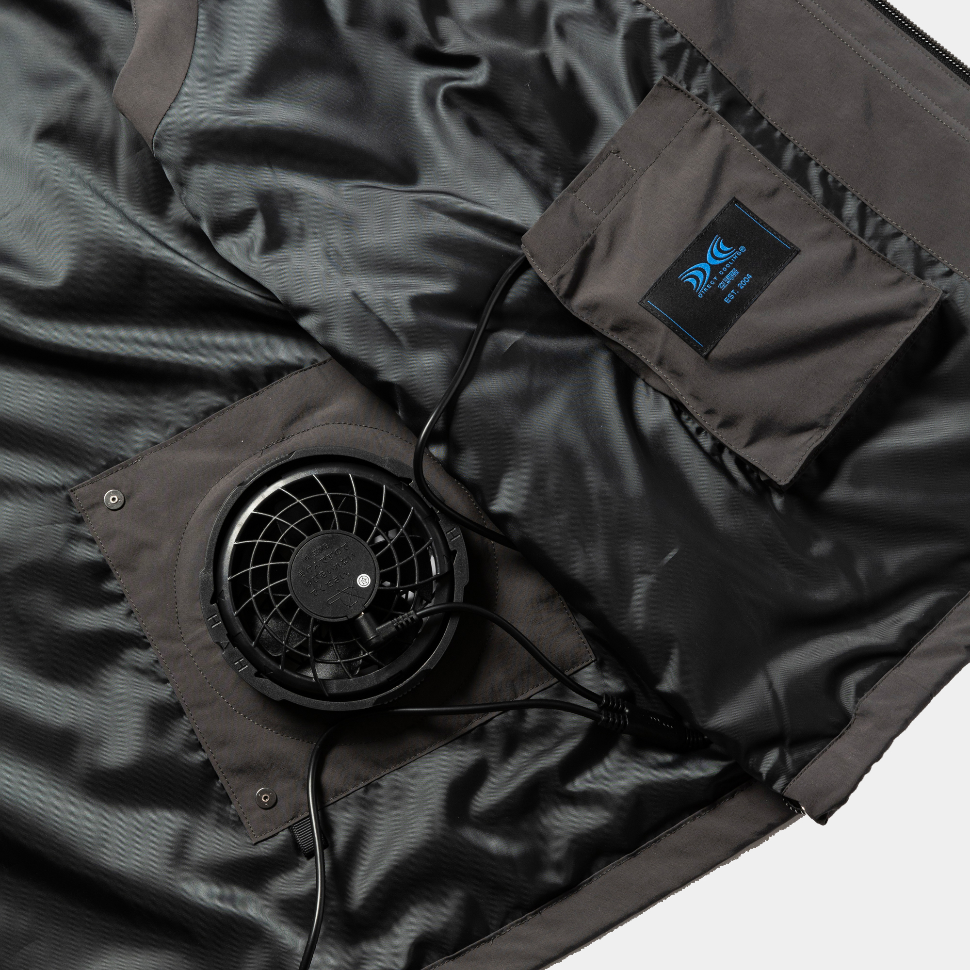 NeoHeat×Air Circulation System Wind Vest/Charcoal