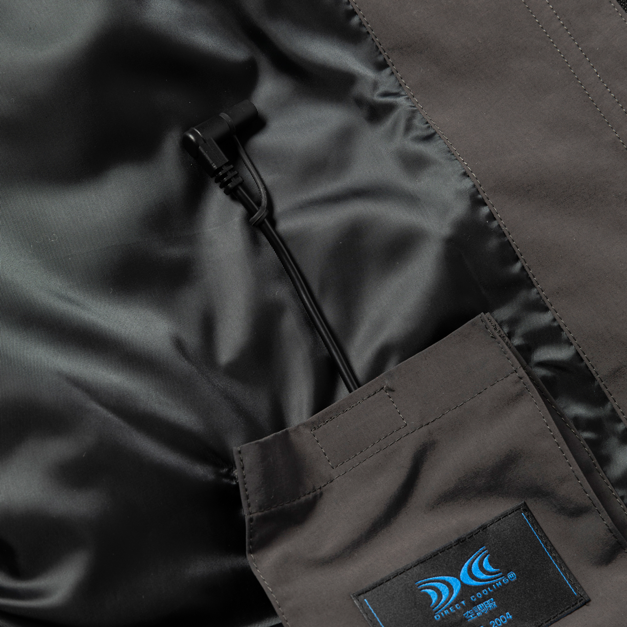 NeoHeat×Air Circulation System Wind Vest/Charcoal