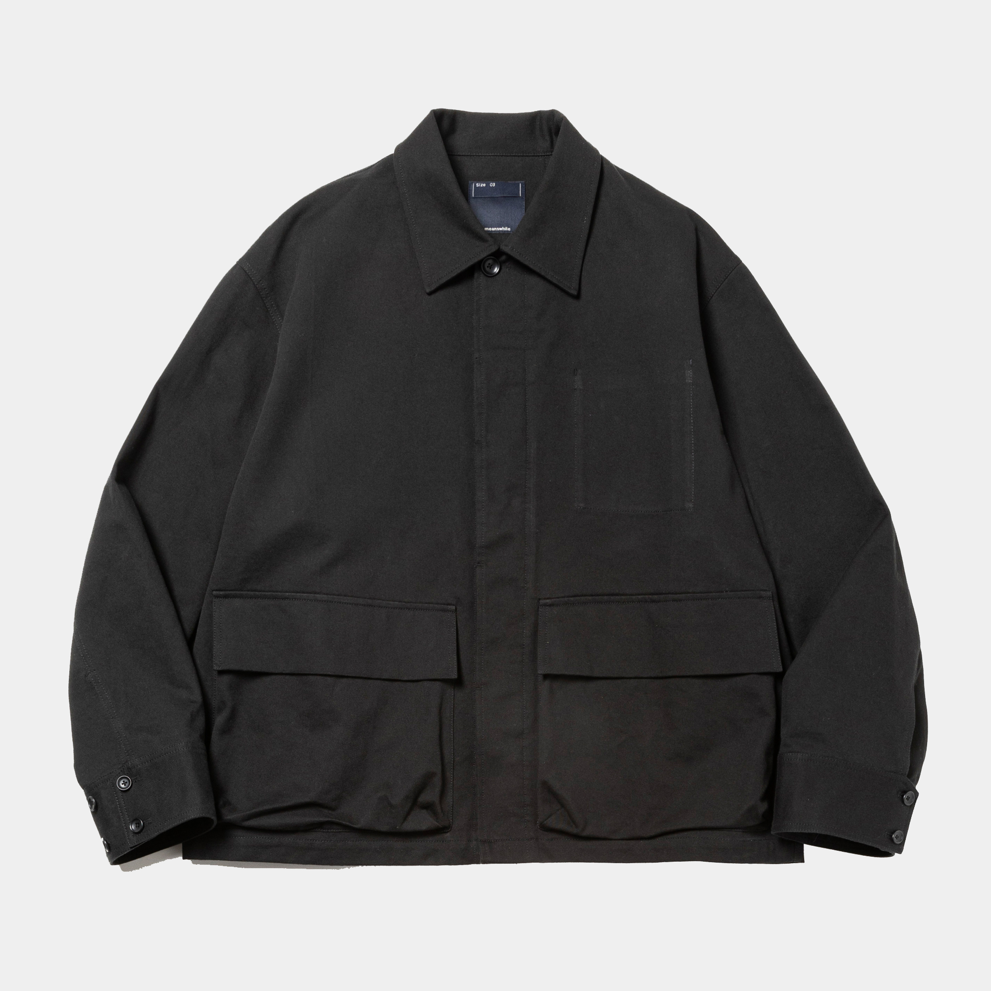 Dress Chino Coverall/Off Black