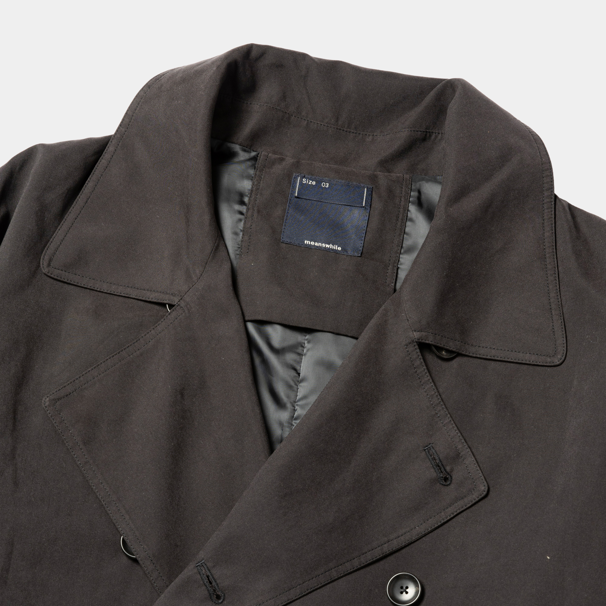 Padding Over Coat/Off Black