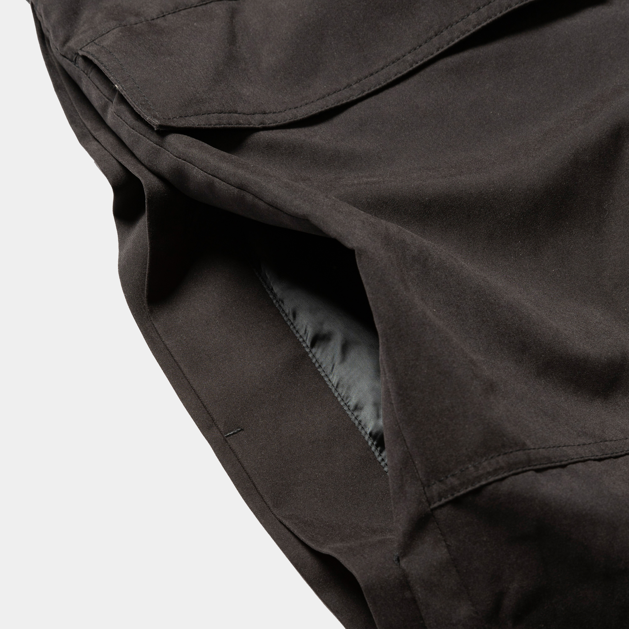 Padding Over Coat/Off Black